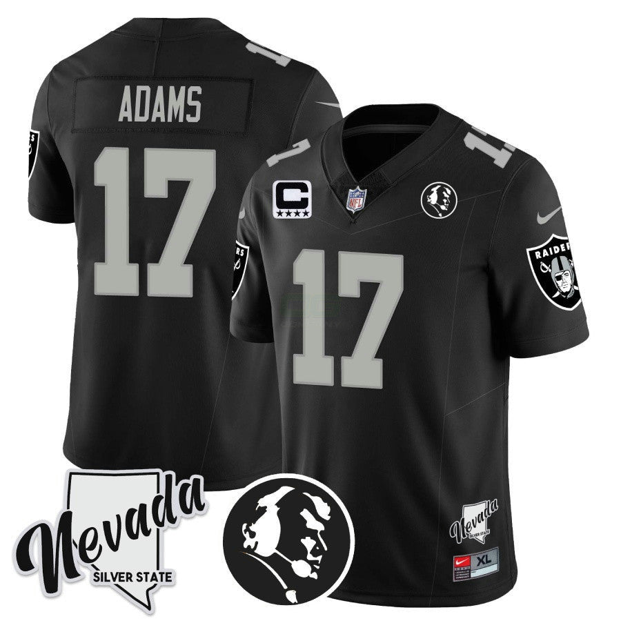 Camisa NFL Men’s John Madden Honoring & Nevada Silver State Patch Vapor Jersey