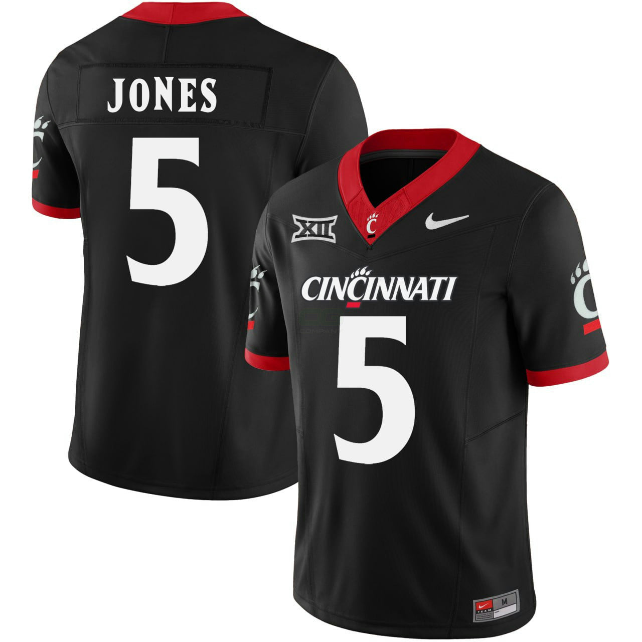 Camisa NFL Men’s Jones #5 Cincinnati Bearcats Black Limited Jersey - Preta