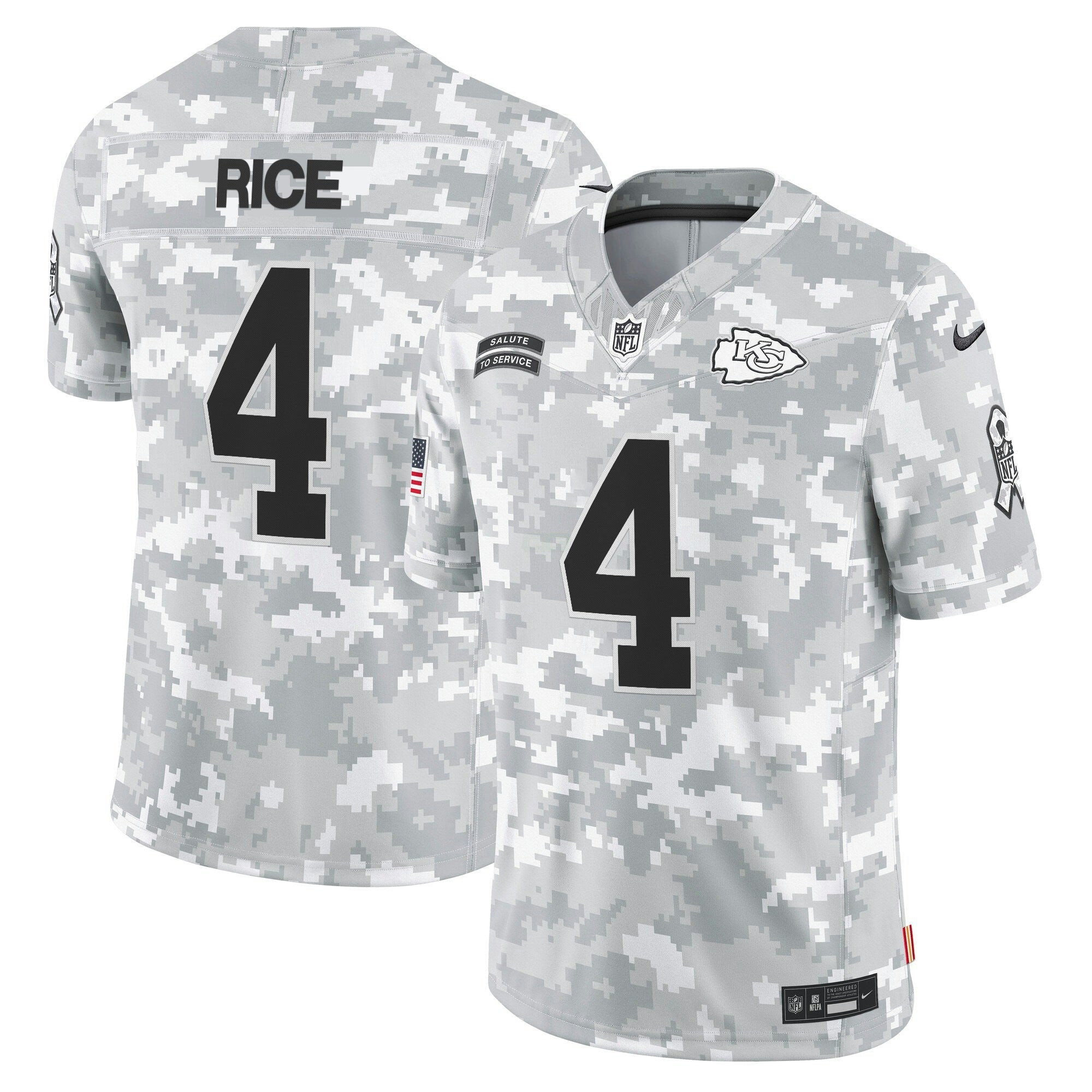 Camisa NFL Men’s Kansas City 2024 Salute to Service Vapor Limited Jersey – All stitched