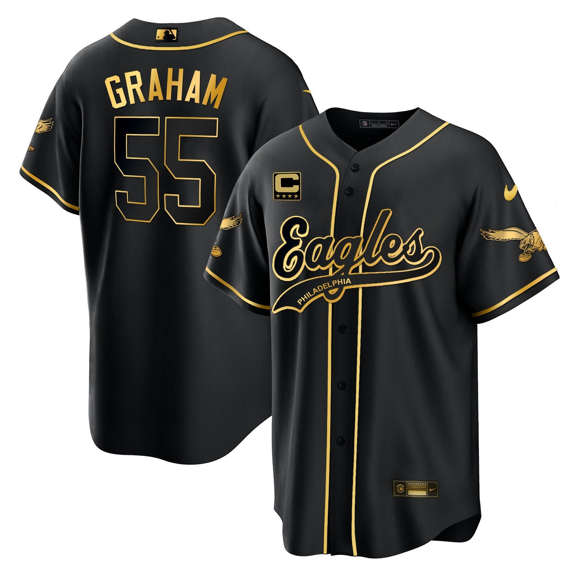 Camisa NFL Men’s Kelly Green Baseball Limited Jersey