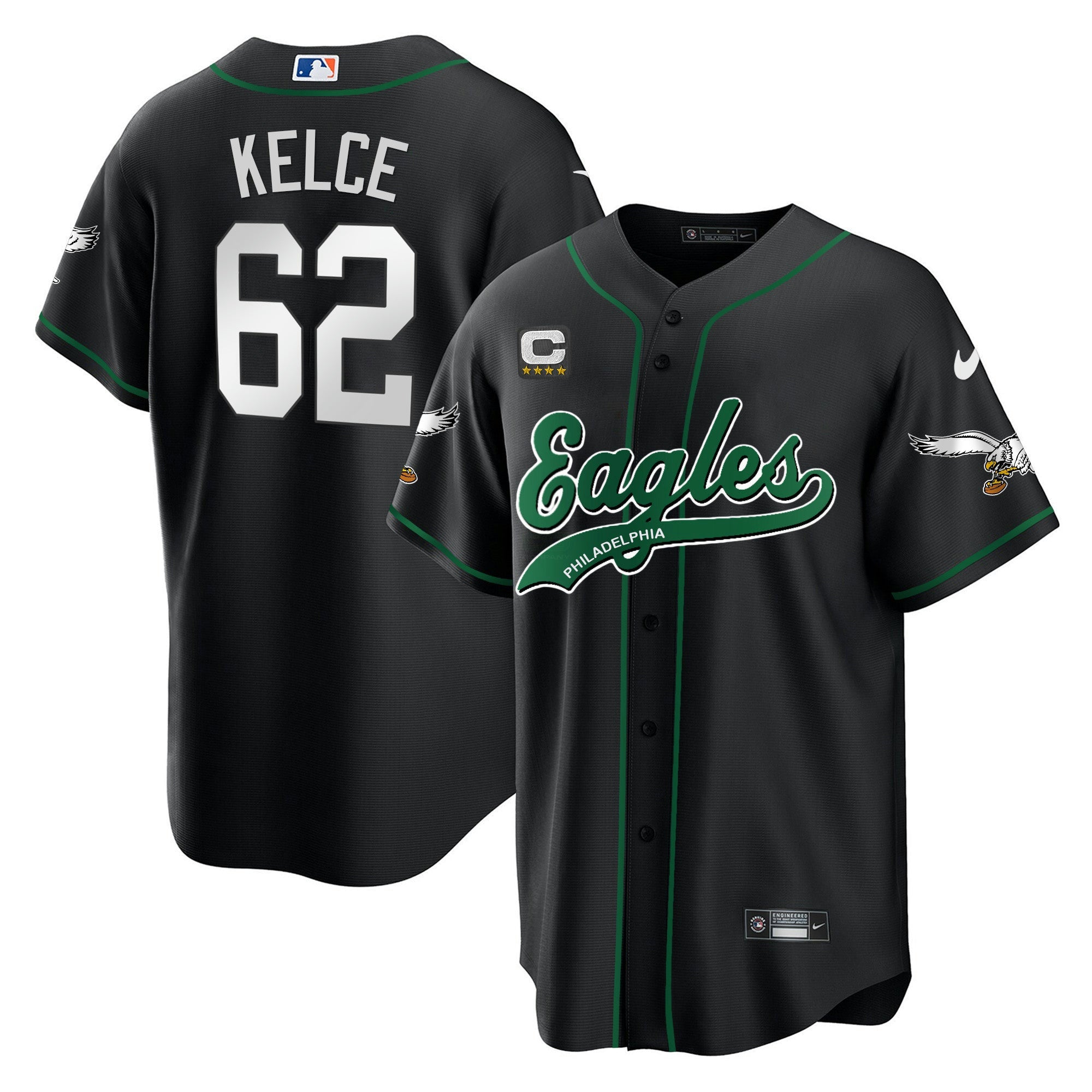 Camisa NFL Men’s Kelly Green Jersey