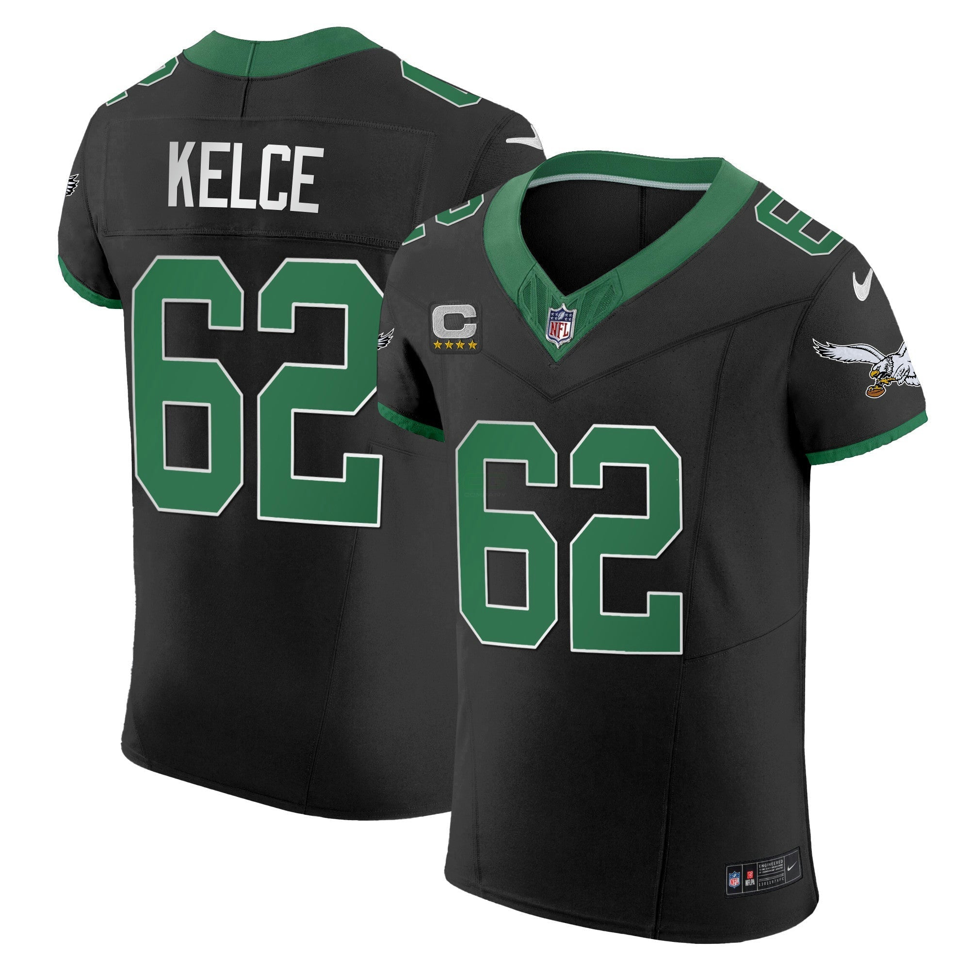 Camisa NFL Men’s Kelly Green Vapor Elite Jersey