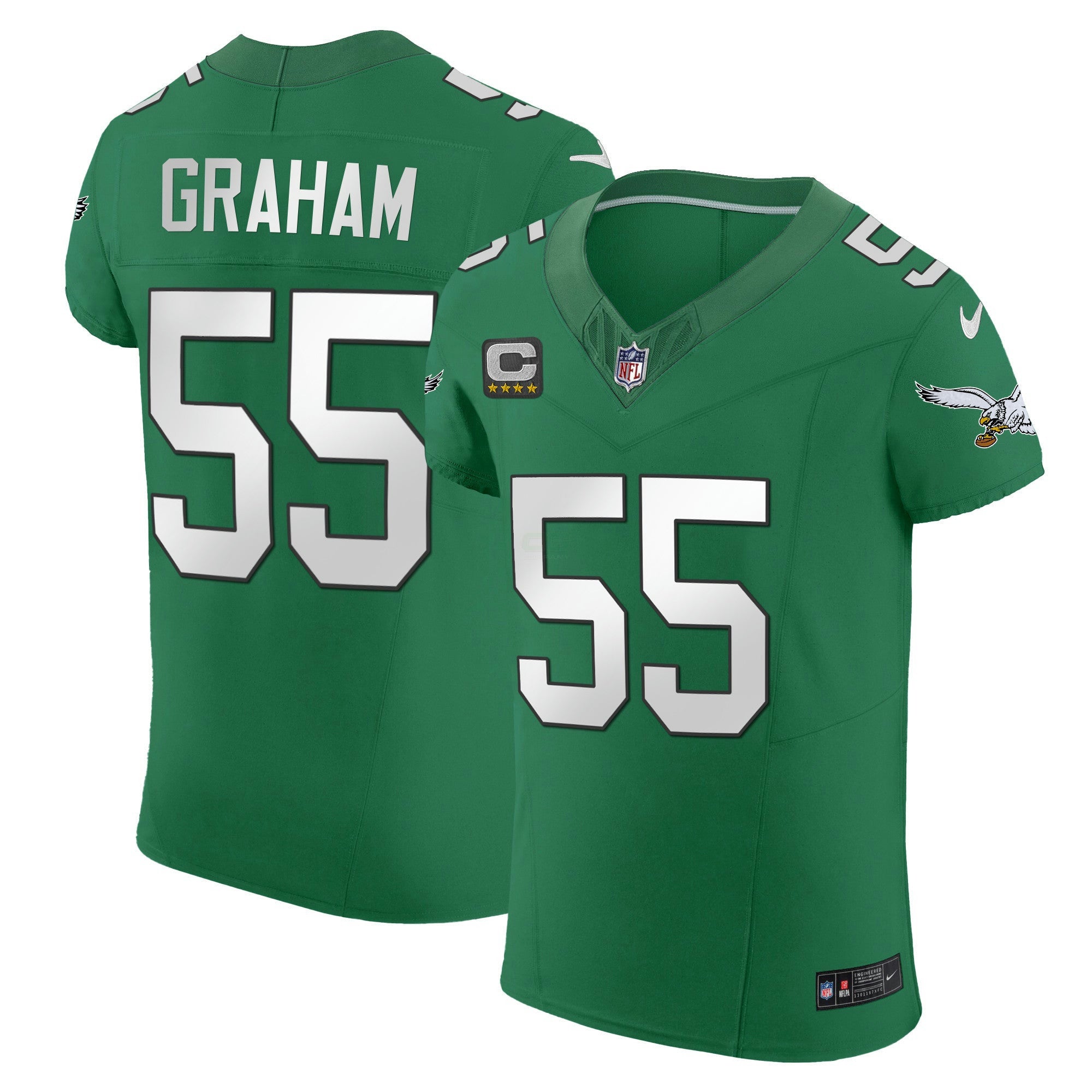 Camisa NFL Men’s Kelly Green Vapor Elite Jersey