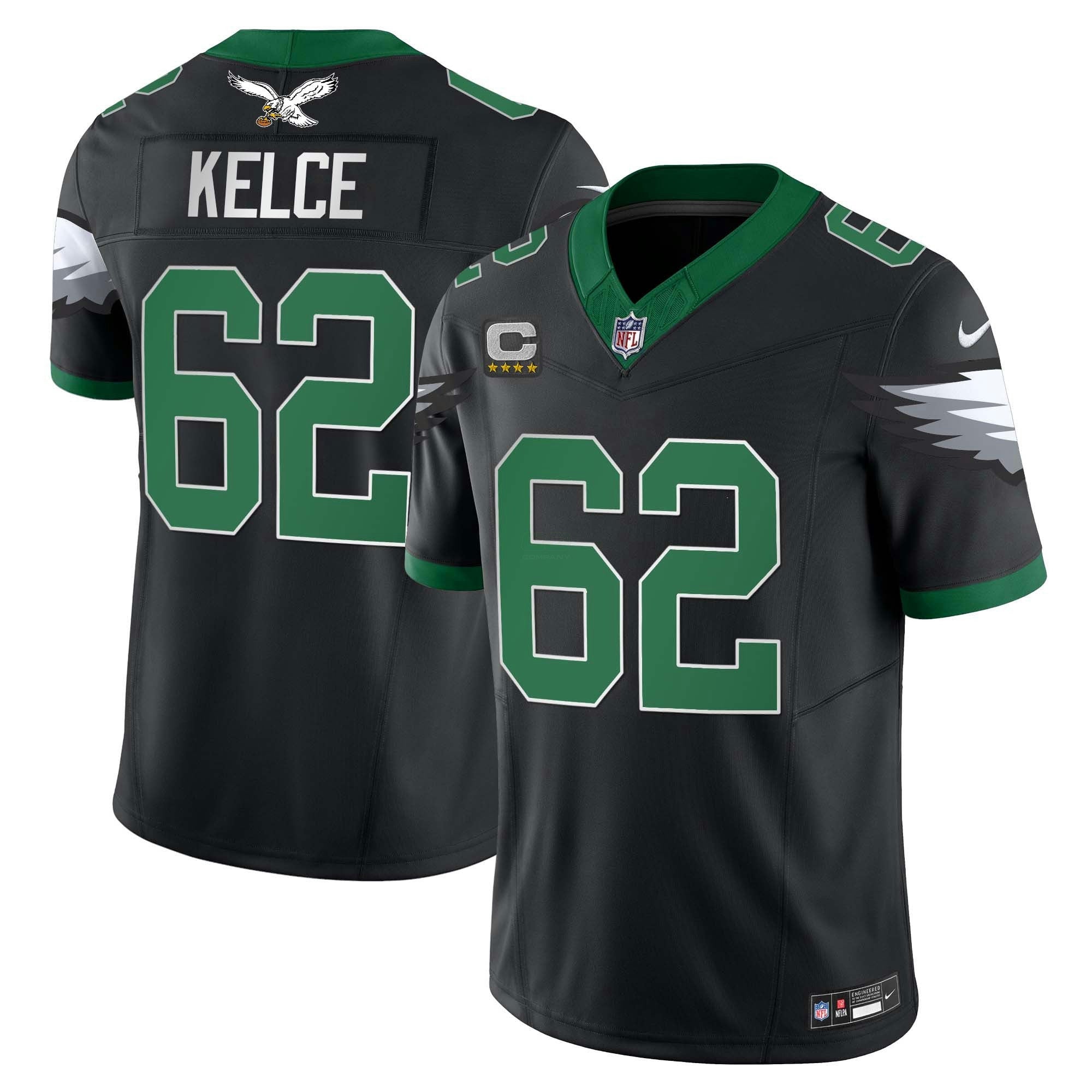 Camisa NFL Men’s Kelly Green Vapor Limited Jersey V3