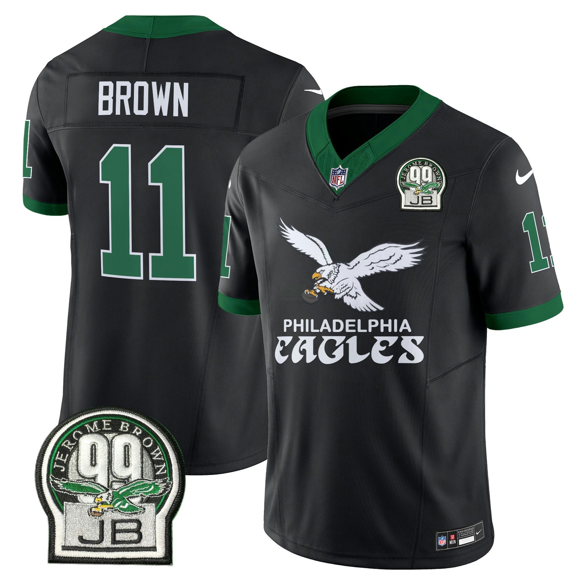Camisa NFL Men’s Kelly Green Vapor Limited Jersey V5