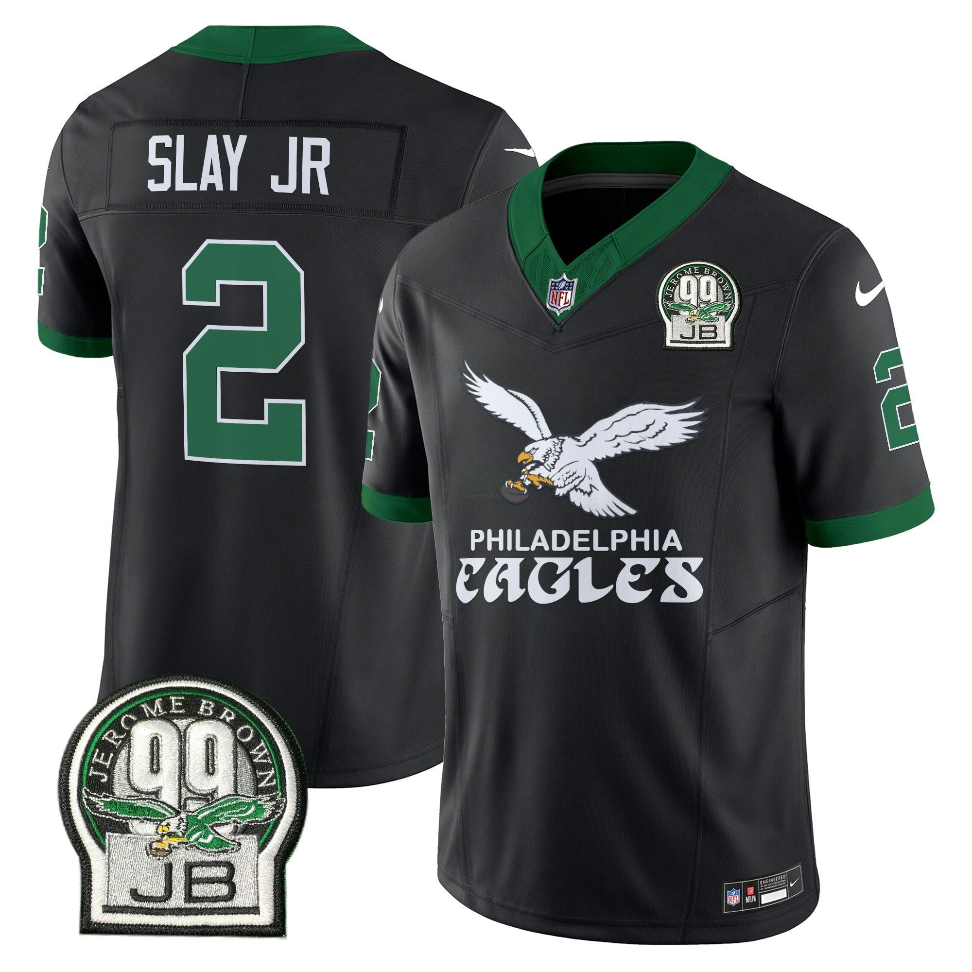 Camisa NFL Men’s Kelly Green Vapor Limited Jersey V5