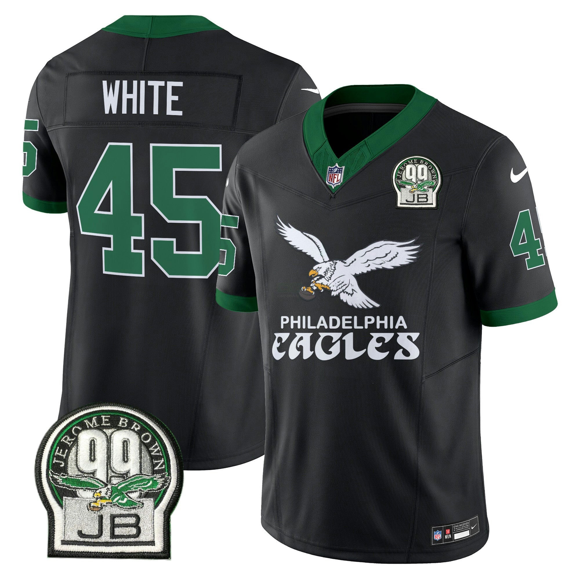 Camisa NFL Men’s Kelly Green Vapor Limited Jersey V5