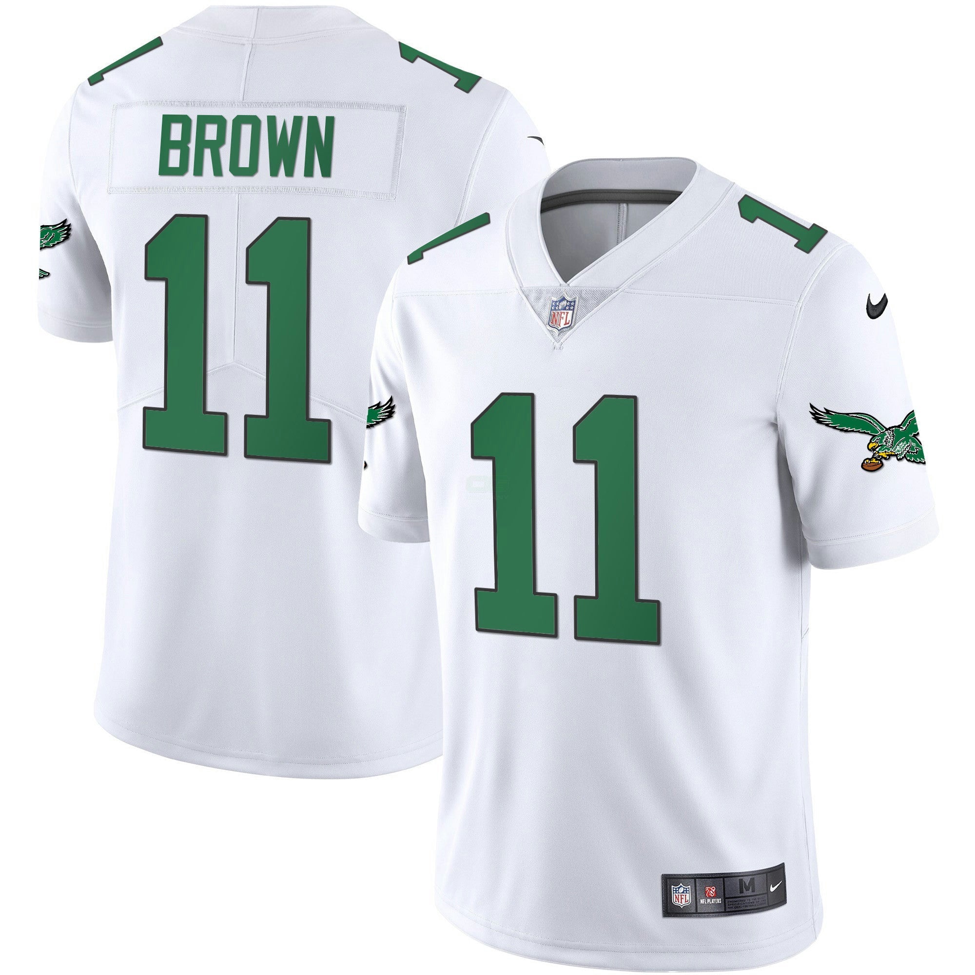 Camisa NFL Men’s Kelly Green Vapor Throwback 90s Jersey