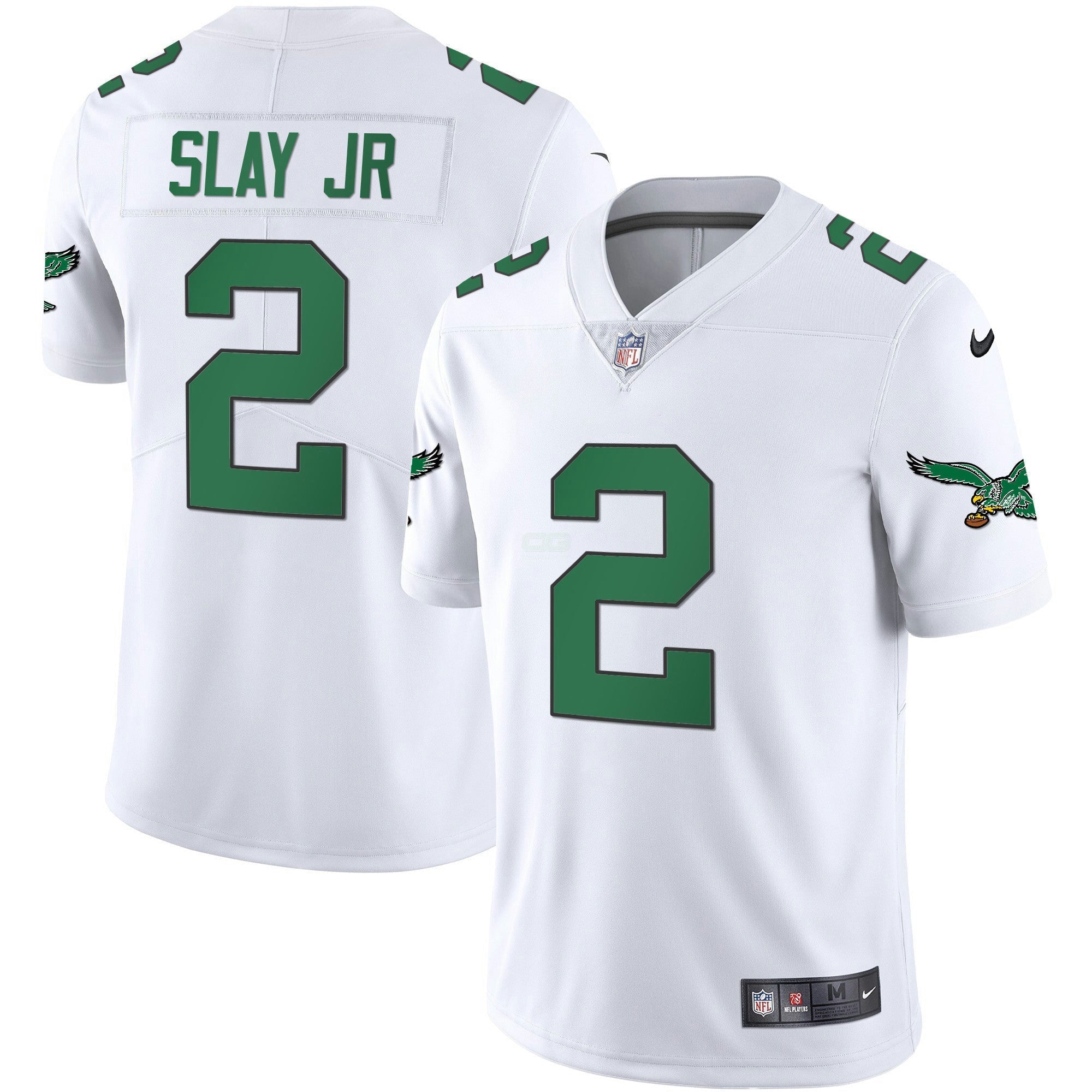 Camisa NFL Men’s Kelly Green Vapor Throwback 90s Jersey