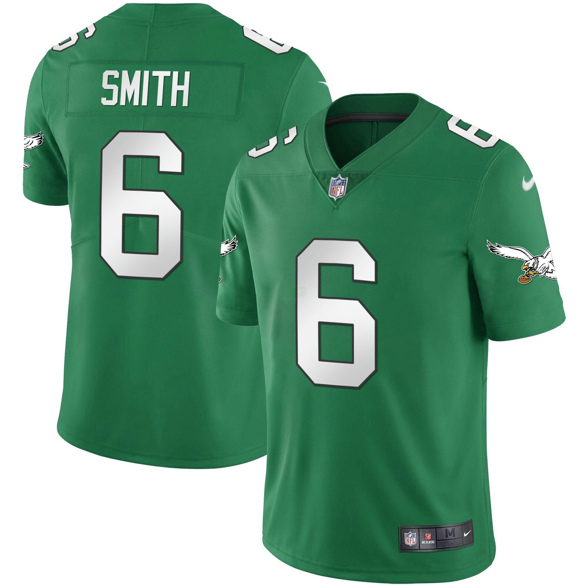 Camisa NFL Men’s Kelly Green Vapor Throwback 90s Jersey