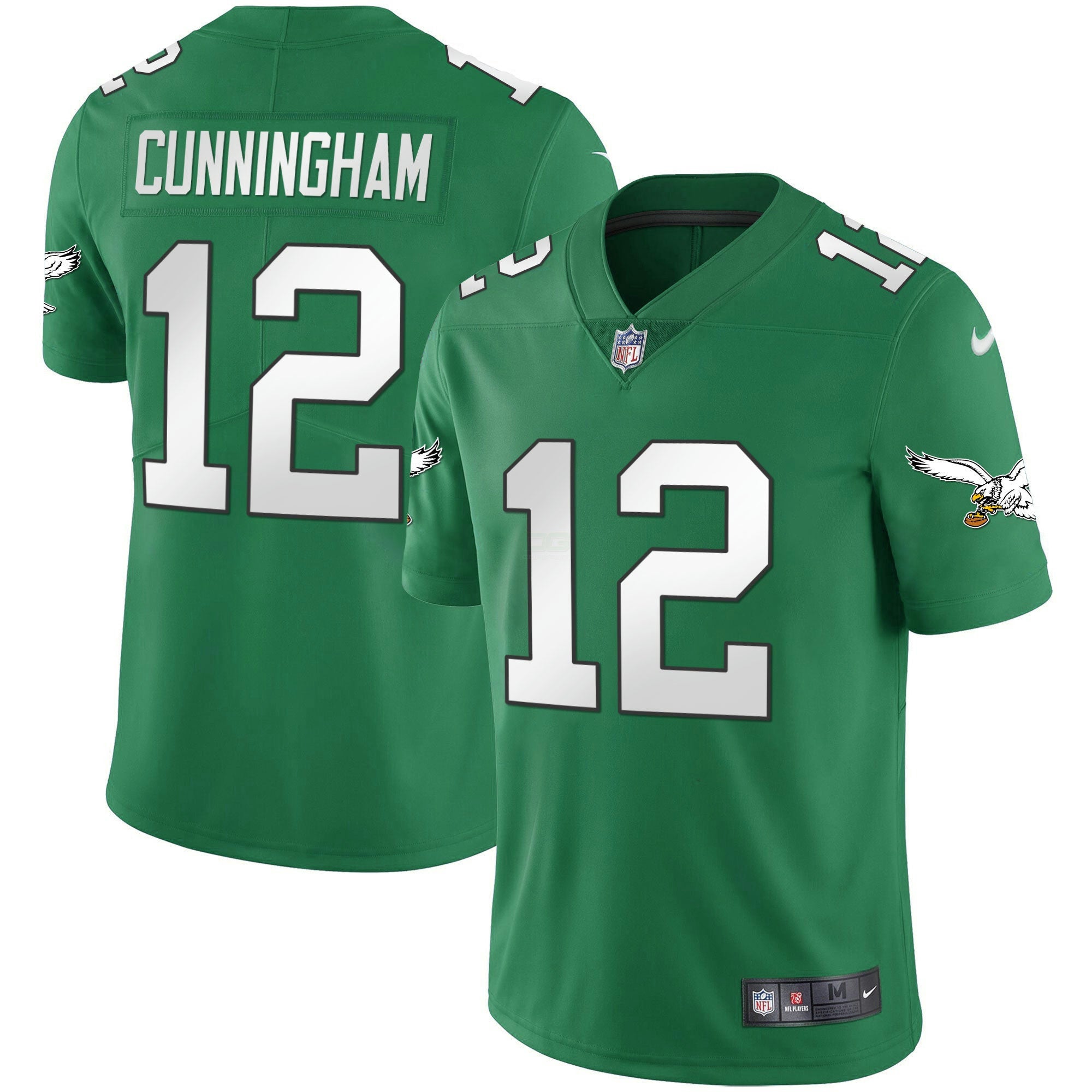 Camisa NFL Men’s Kelly Green Vapor Throwback 90s Jersey