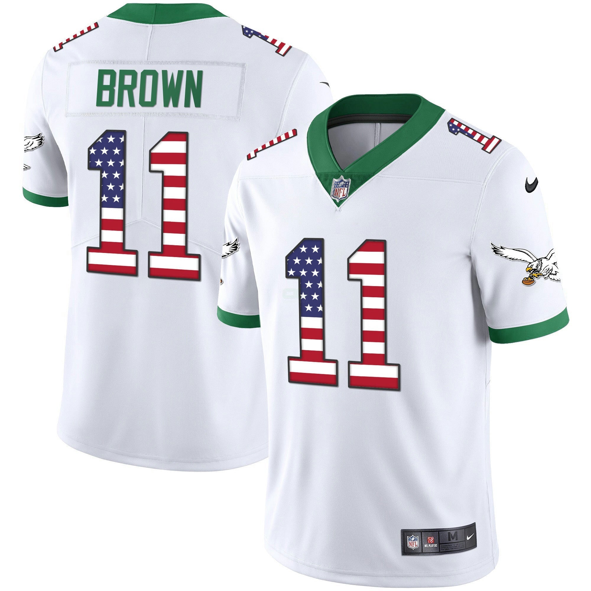 Camisa NFL Men’s Kelly Verde Dourada Flag Vapor Jersey