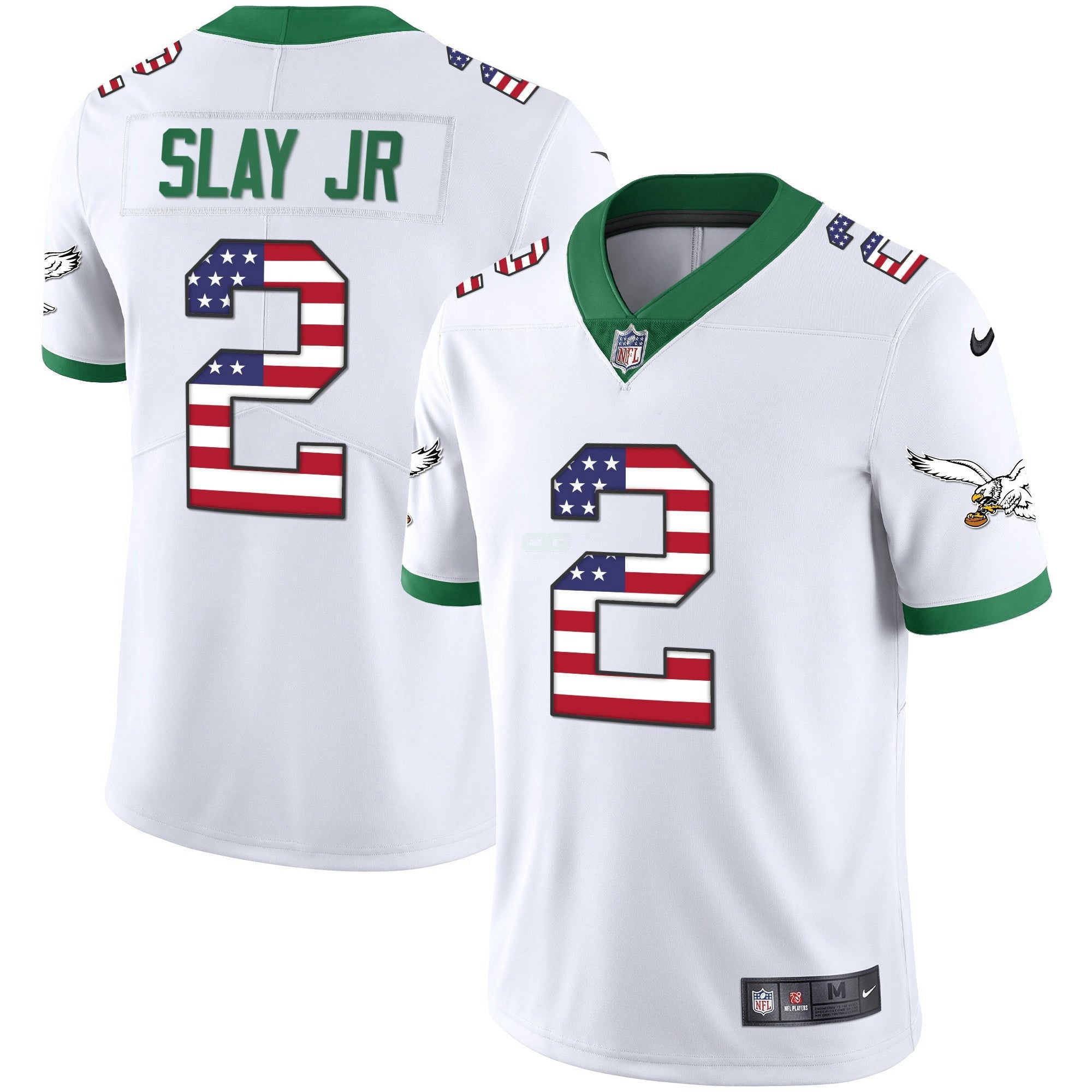 Camisa NFL Men’s Kelly Verde Dourada Flag Vapor Jersey