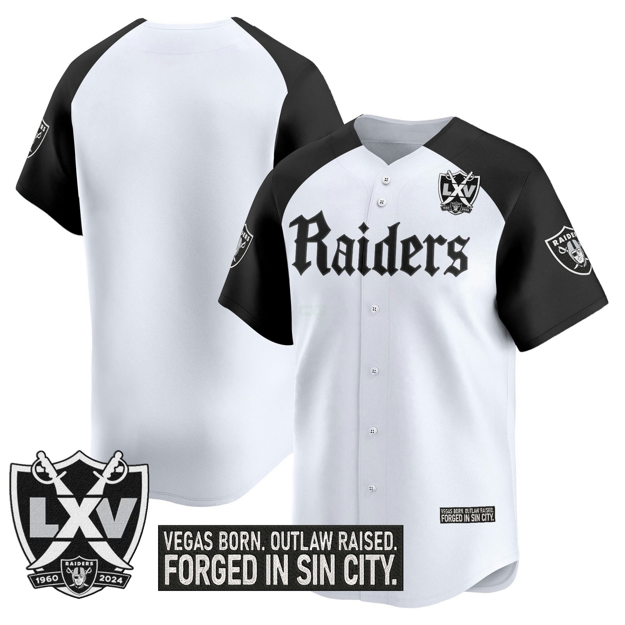 Camisa NFL Men’s Las Vegas ‘Gothic Sin City Shadows Edition’ Vapor Jersey