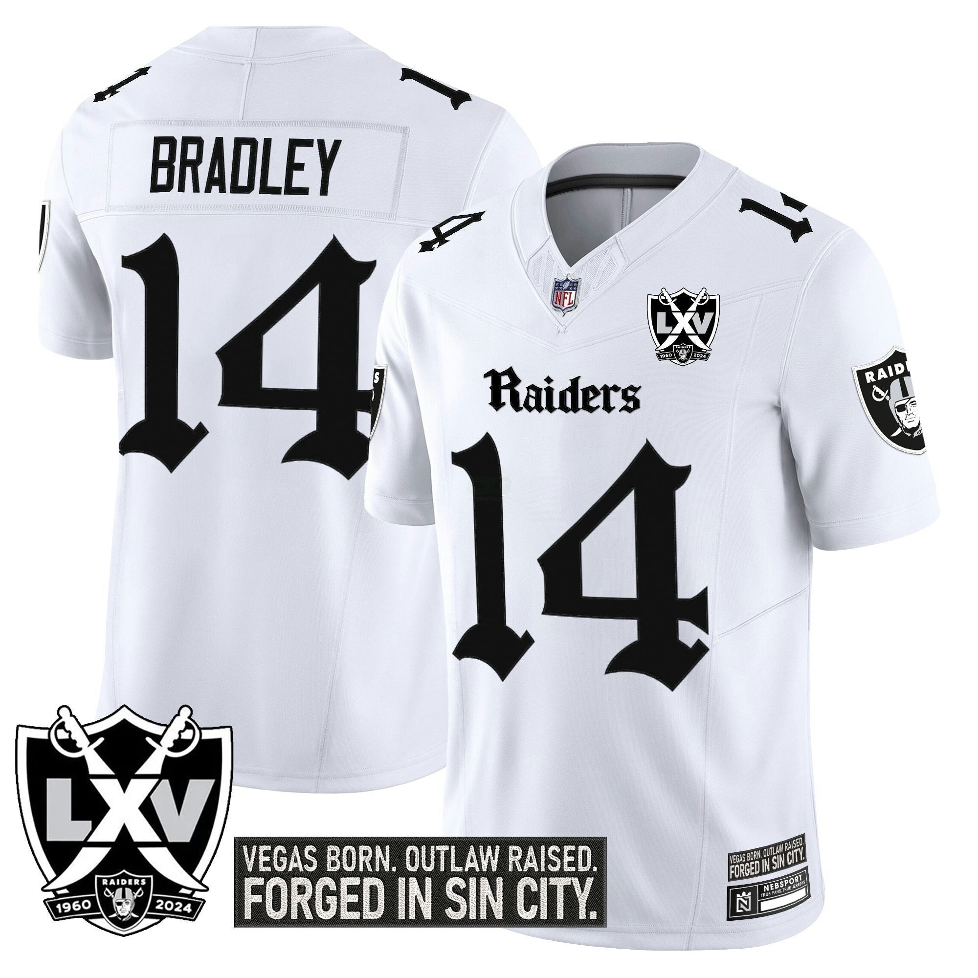 Camisa NFL Men’s Las Vegas ‘Gothic Sin City Shadows Edition’ Vapor Limited Jersey