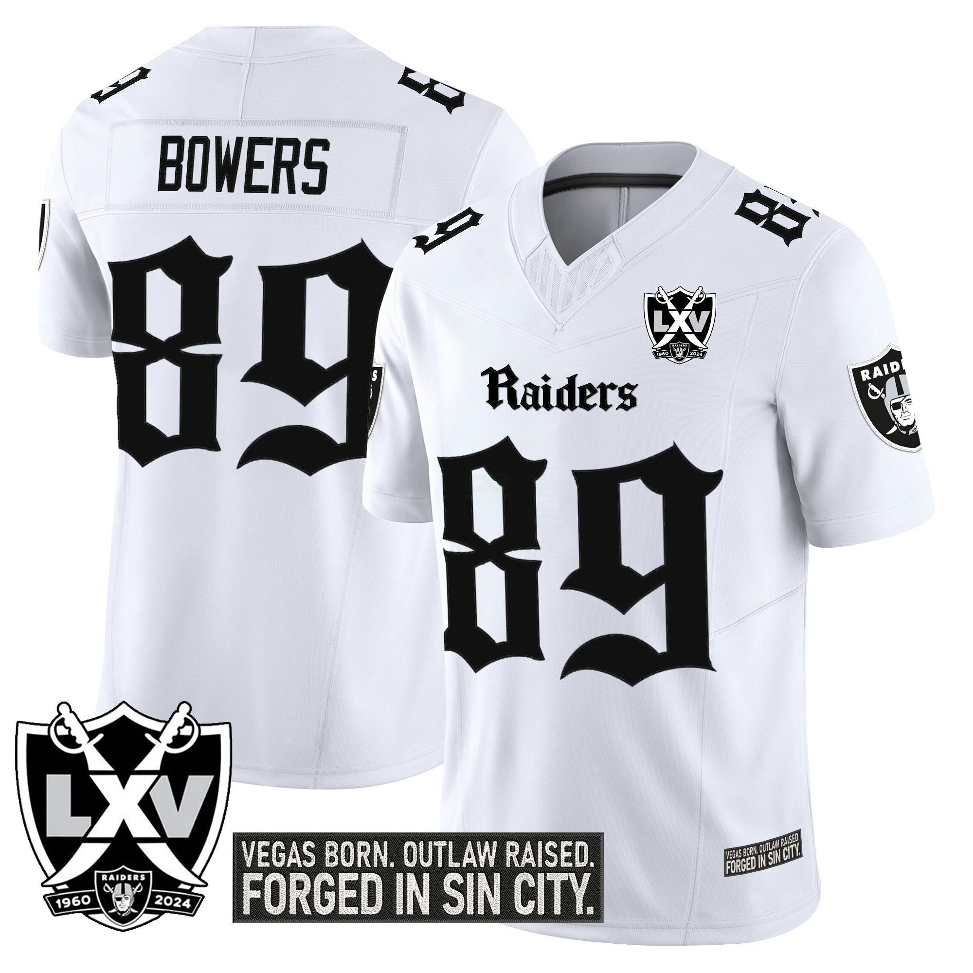 Camisa NFL Men’s Las Vegas ‘Gothic Sin City Shadows Edition’ Vapor Limited Jersey V2