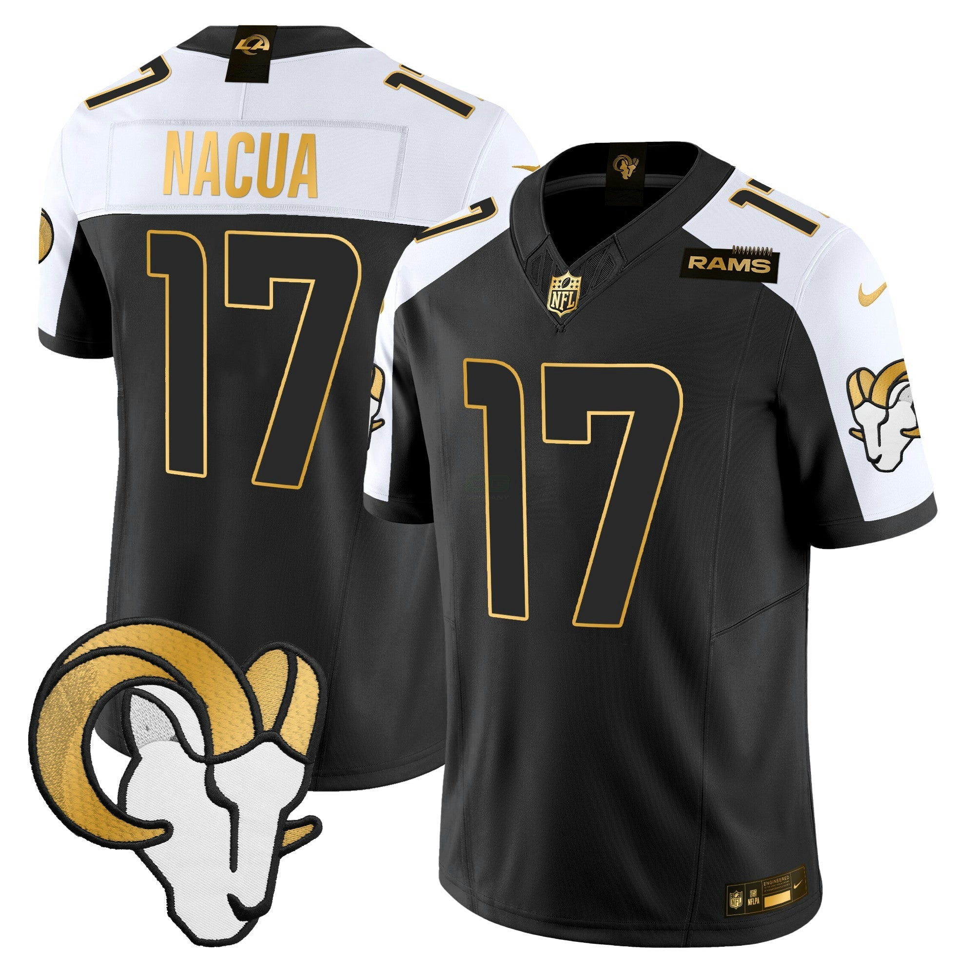 Camisa NFL Men’s Los Angeles 2024 Dourada Vapor Limited Jersey