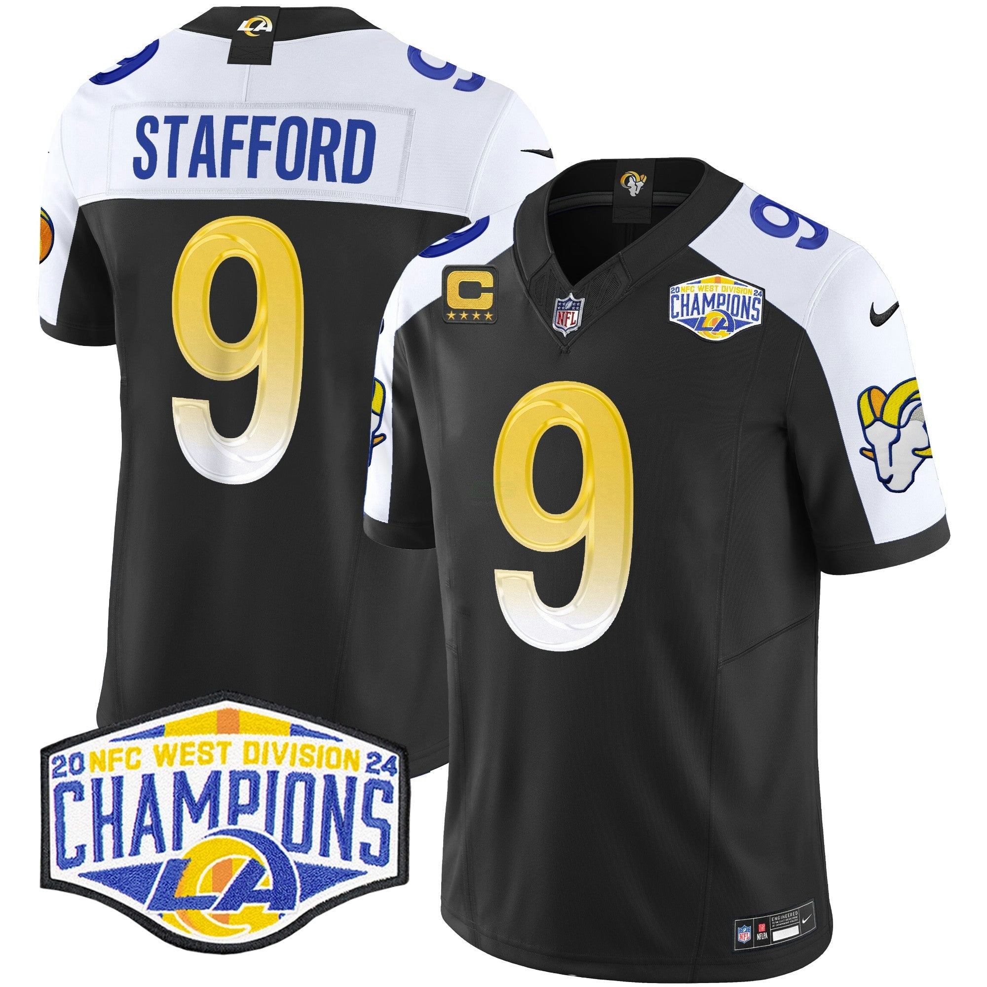 Camisa NFL Men’s Los Angeles 2024 NFC West Division Champions Vapor Limited Jersey