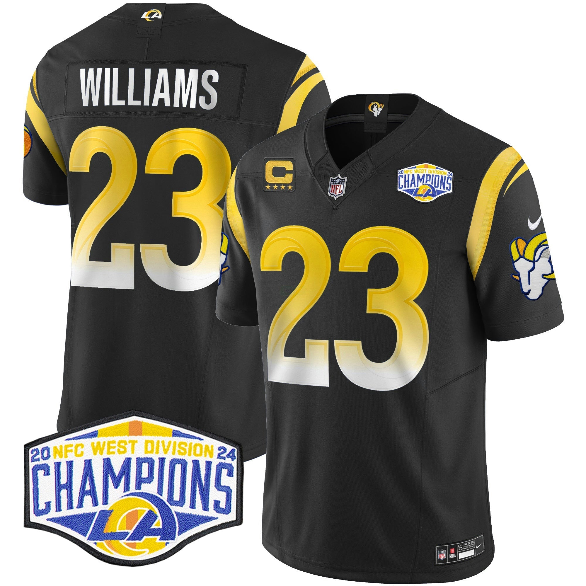 Camisa NFL Men’s Los Angeles 2024 NFC West Division Champions Vapor Limited Jersey
