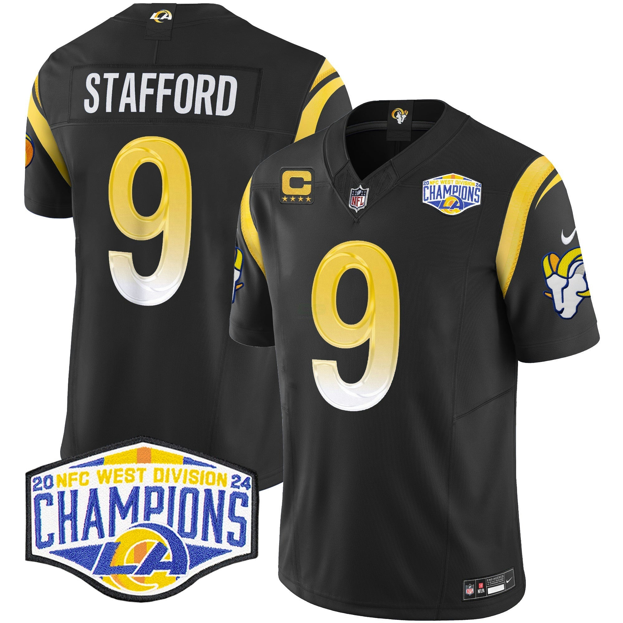 Camisa NFL Men’s Los Angeles 2024 NFC West Division Champions Vapor Limited Jersey