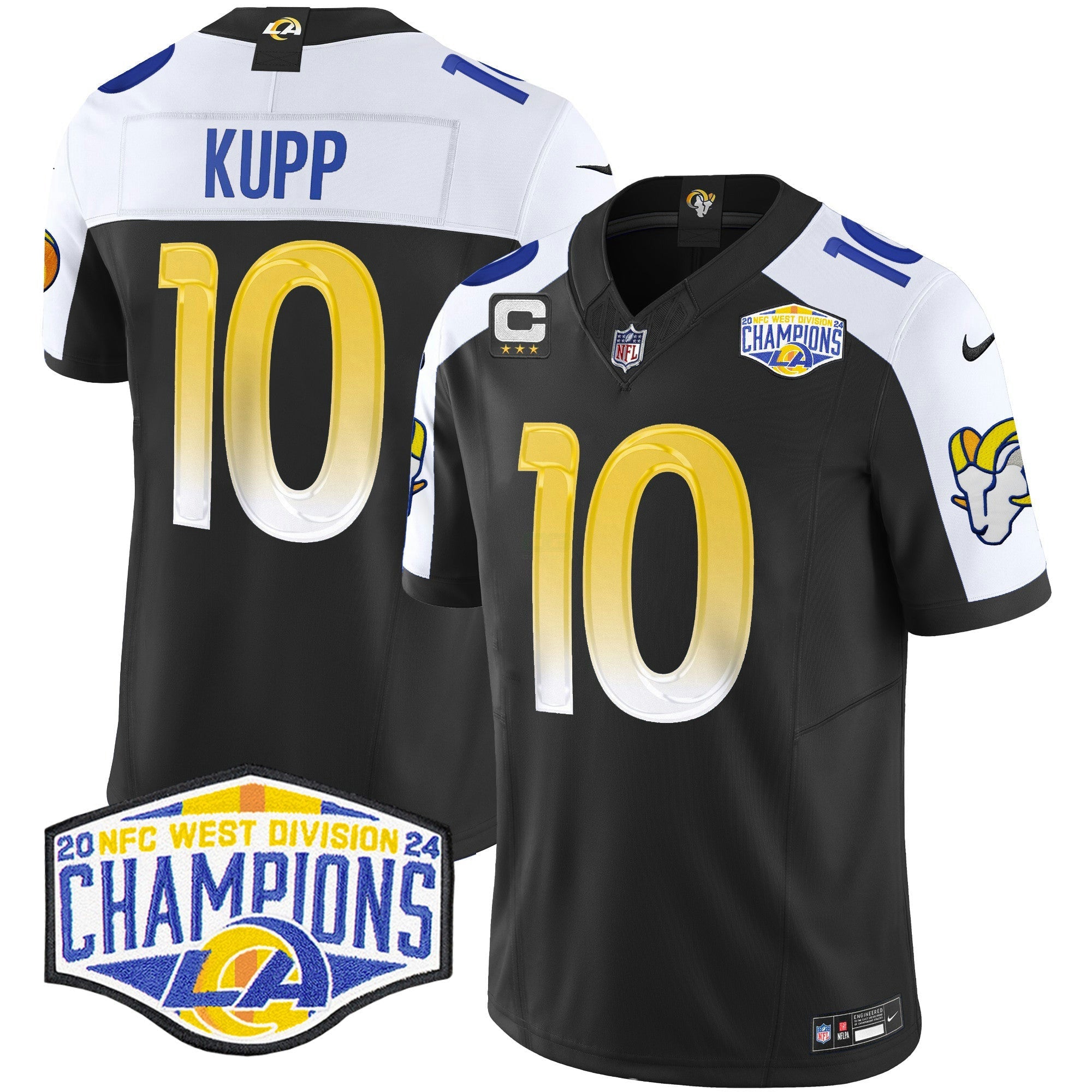 Camisa NFL Men’s Los Angeles 2024 NFC West Division Champions Vapor Limited Jersey