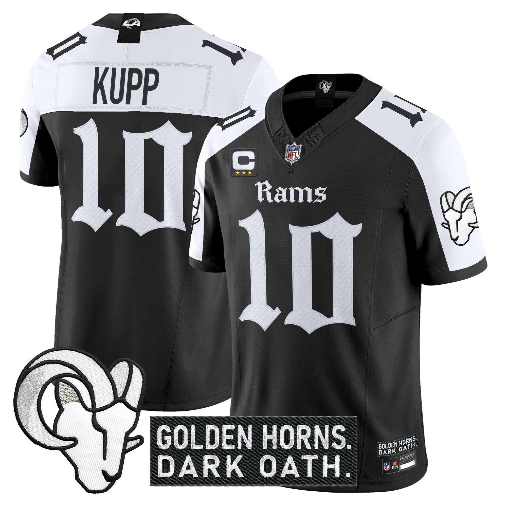 Camisa NFL Men’s Los Angeles ‘Gothic Horns Reforged Edition’ Vapor Limited Jersey