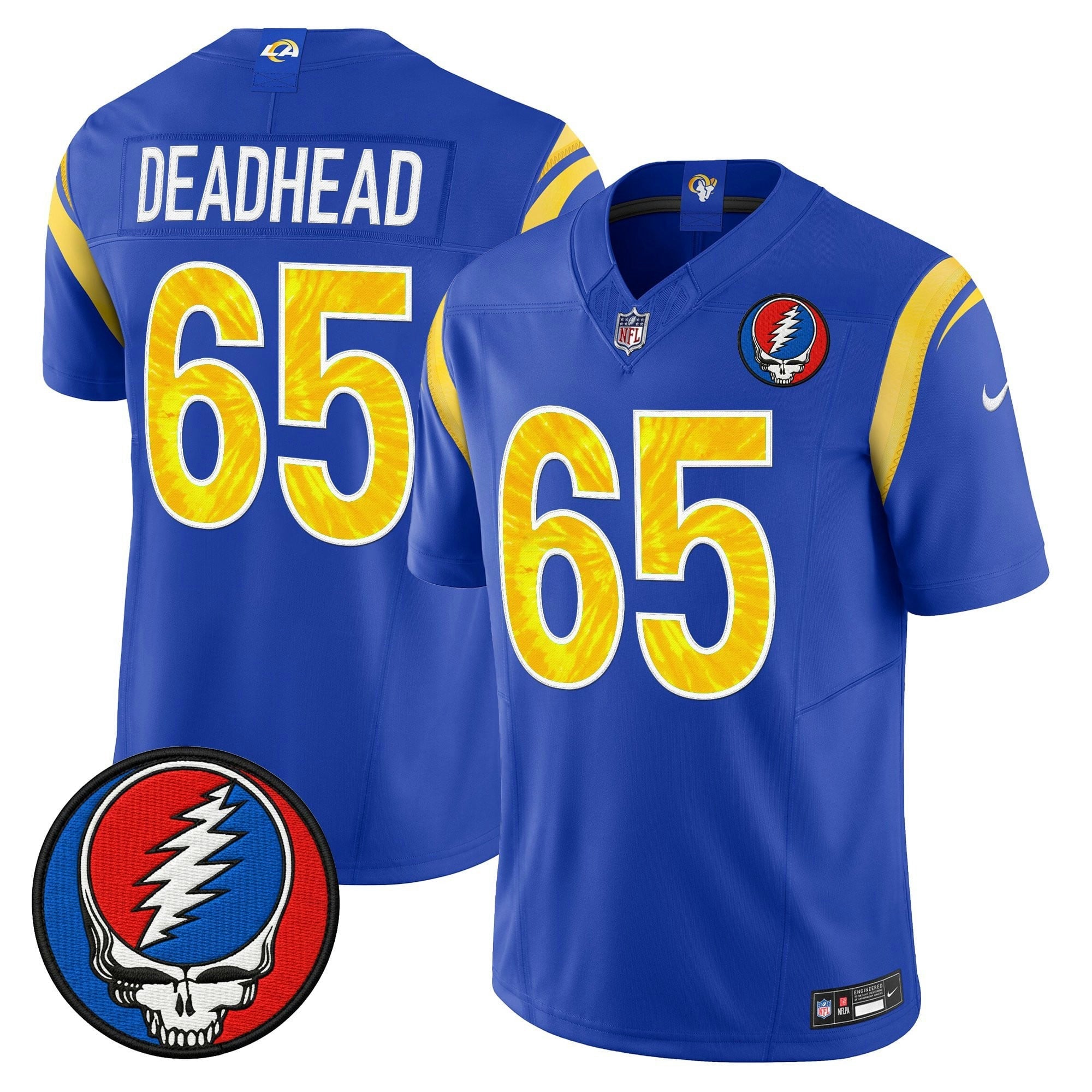Camisa NFL Men’s Los Angeles x Grateful Dead Vapor Limited Jersey