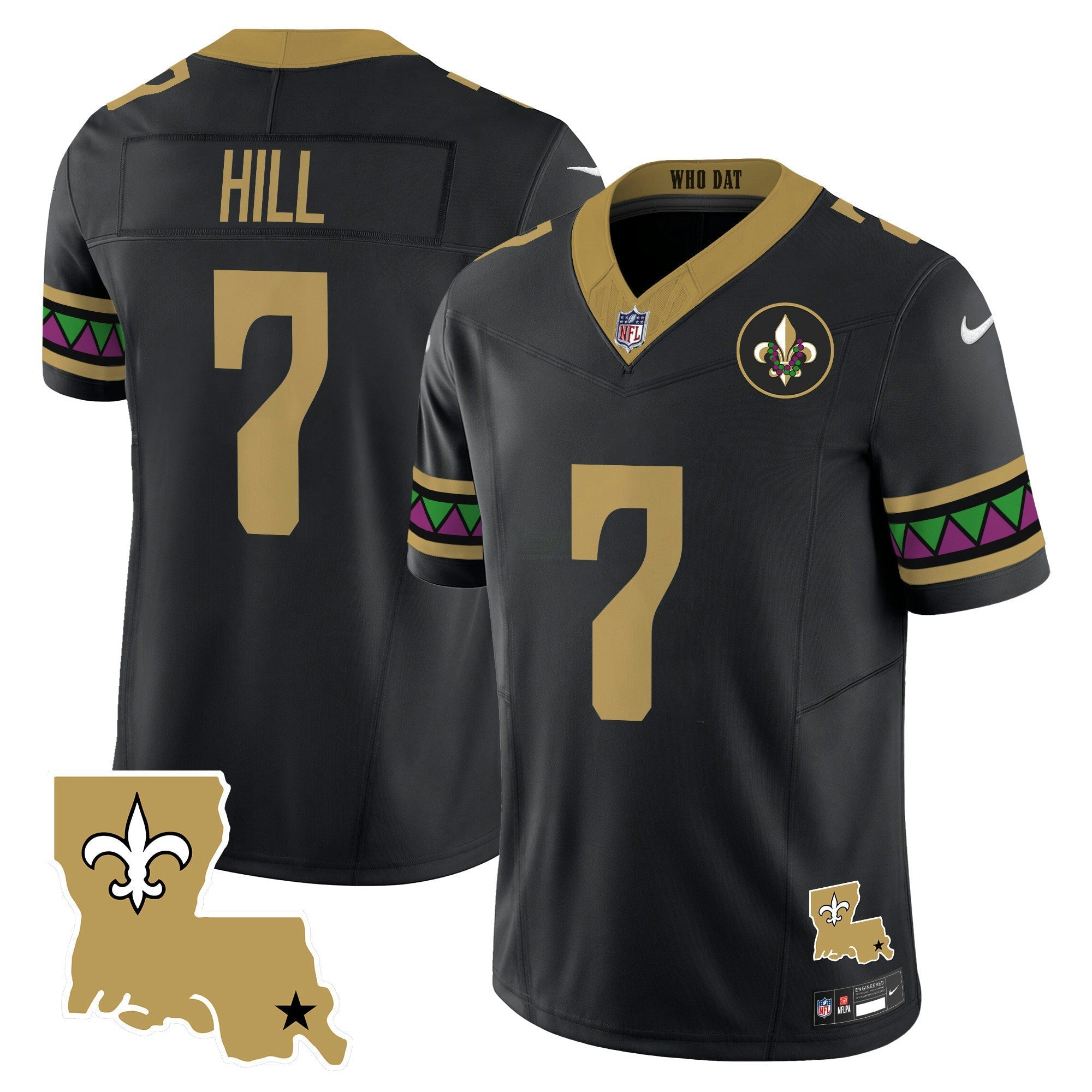 Camisa NFL Men’s Mardi Gras Vapor Limited Jersey