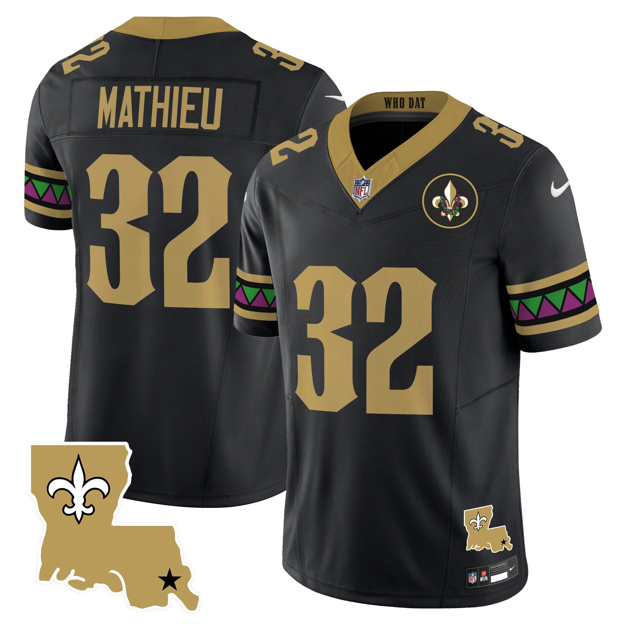 Camisa NFL Men’s Mardi Gras Vapor Limited Jersey