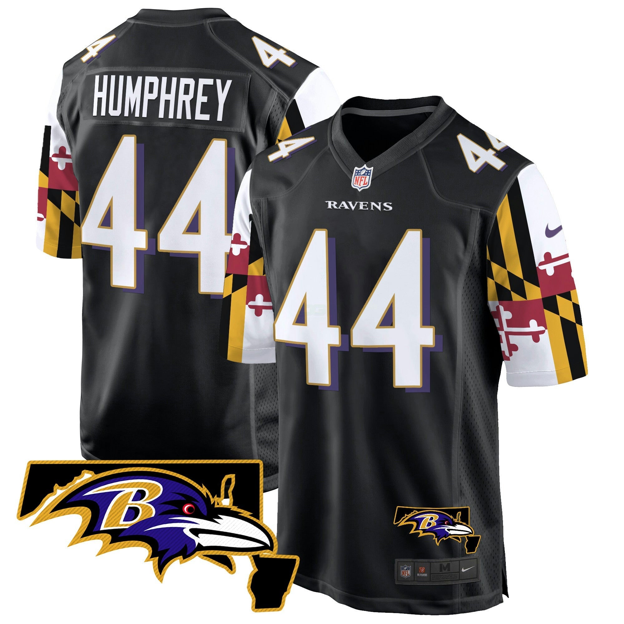 Camisa NFL Men’s Maryland Flag Game Jersey