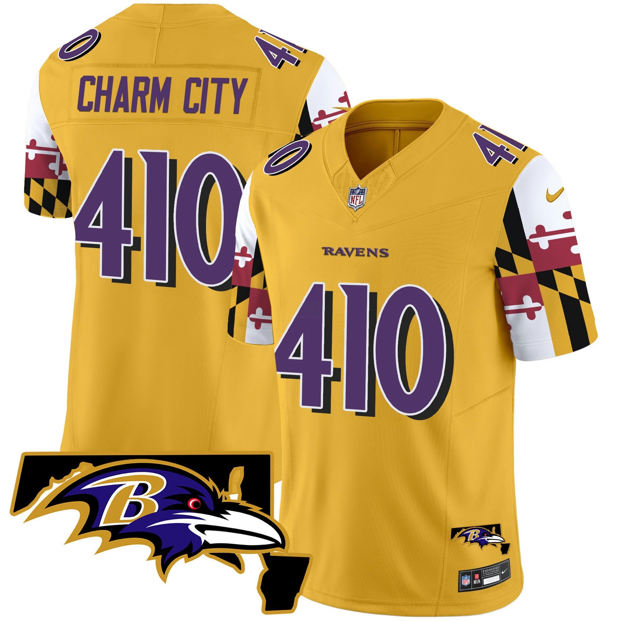 Camisa NFL Men’s Maryland Flag Vapor Limited Jersey V2