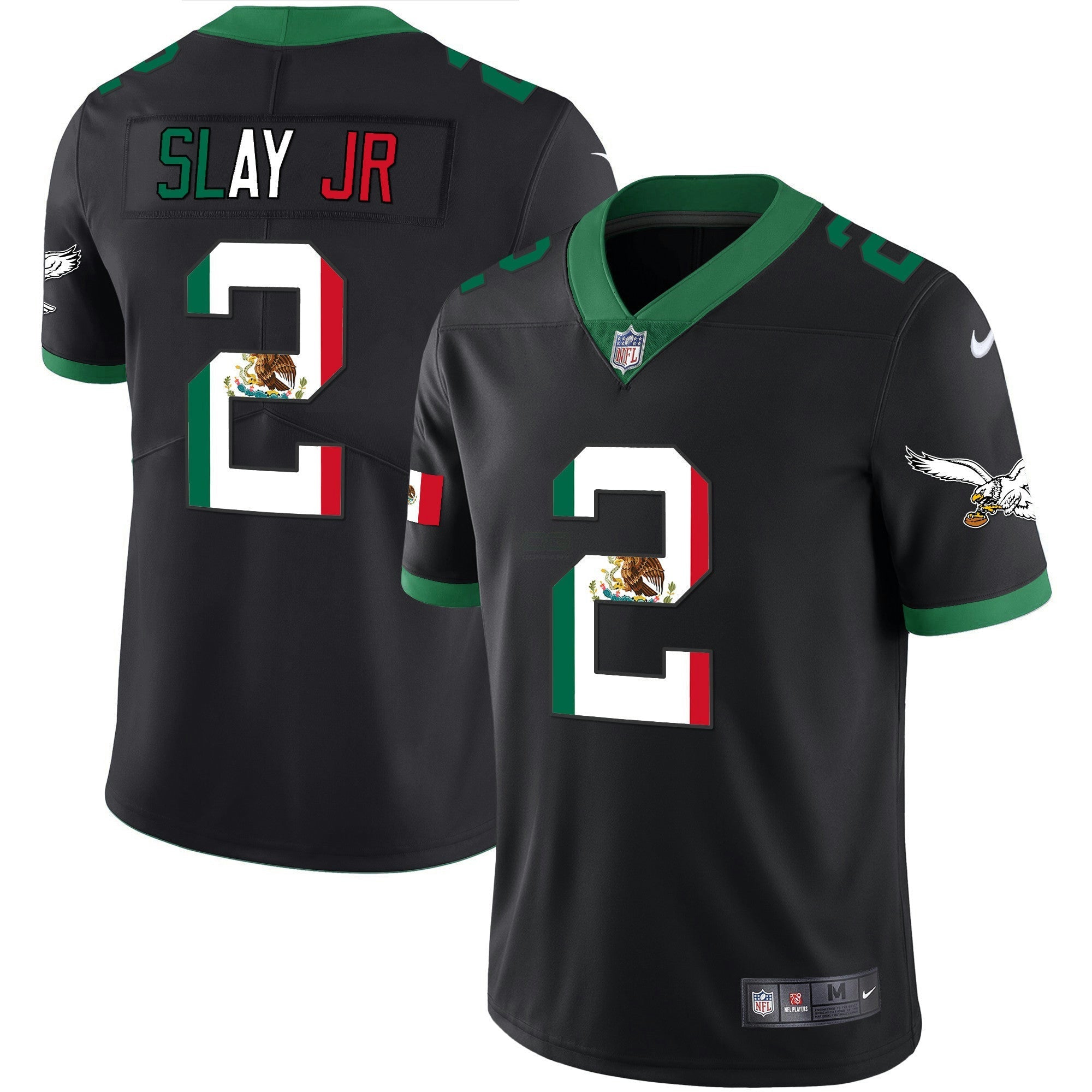 Camisa NFL Men’s Mexico Gold & Kelly Vapor Jersey