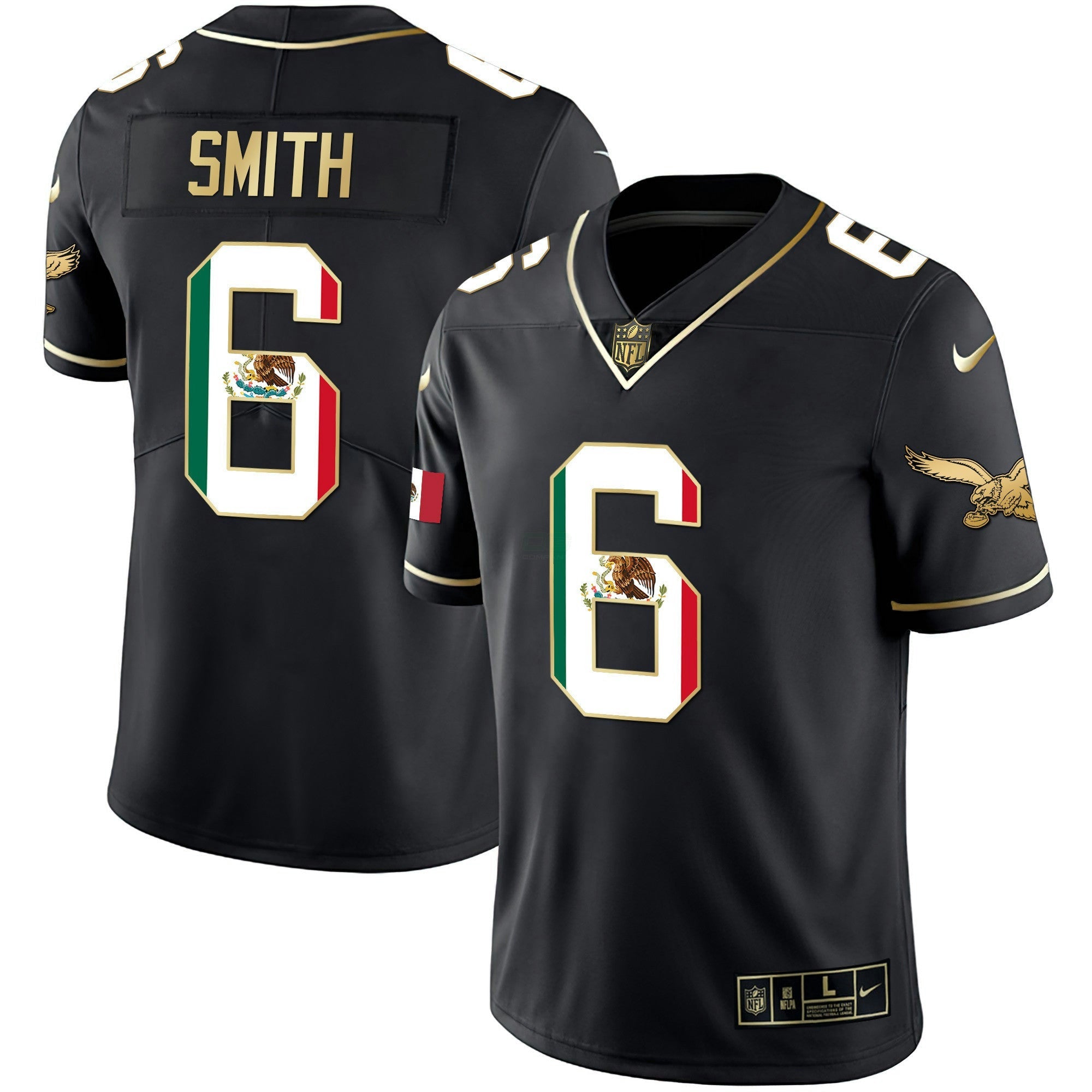 Camisa NFL Men’s Mexico Gold & Kelly Vapor Jersey