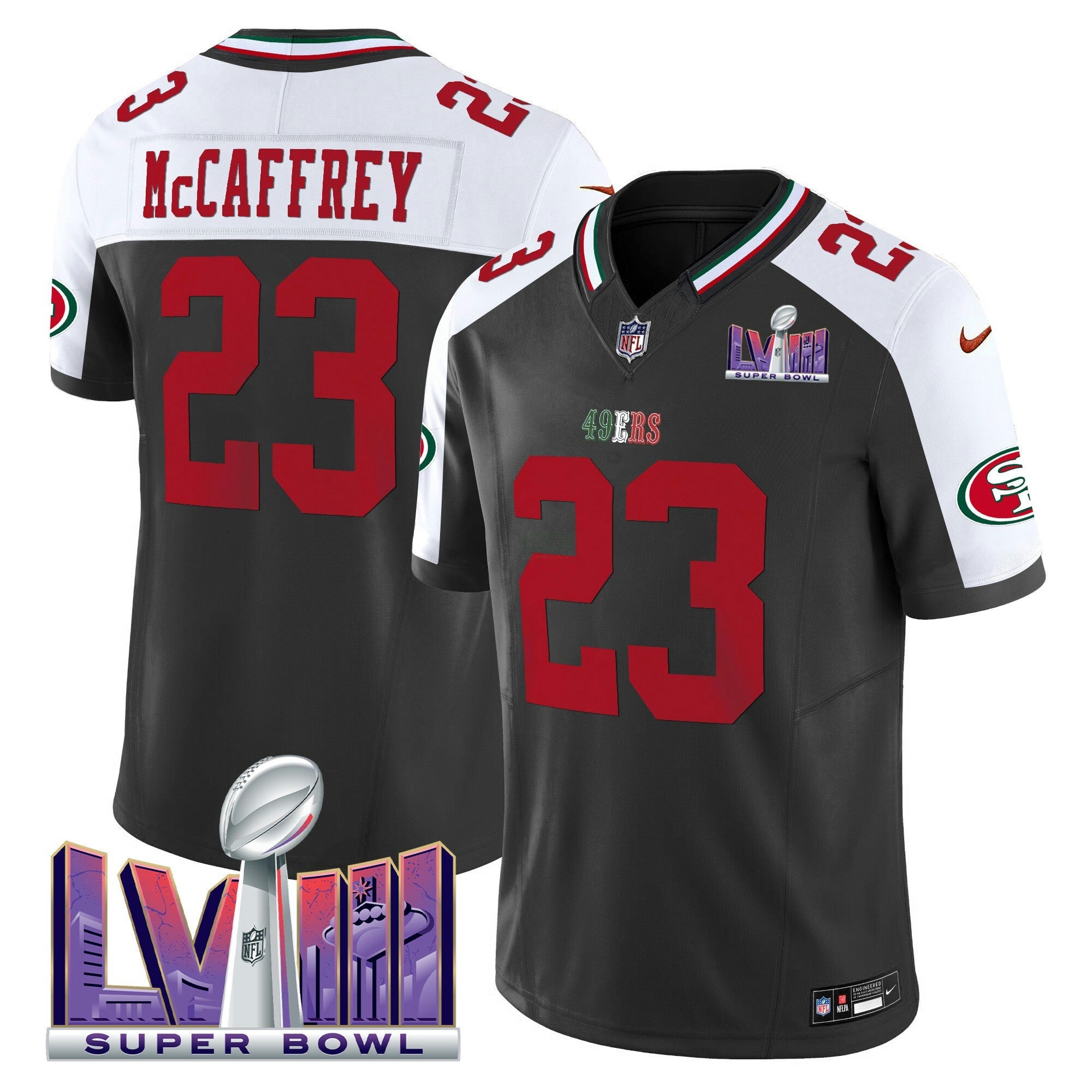 Camisa NFL Men’s Mexico Super Bowl LVIII Patch Vapor Jersey