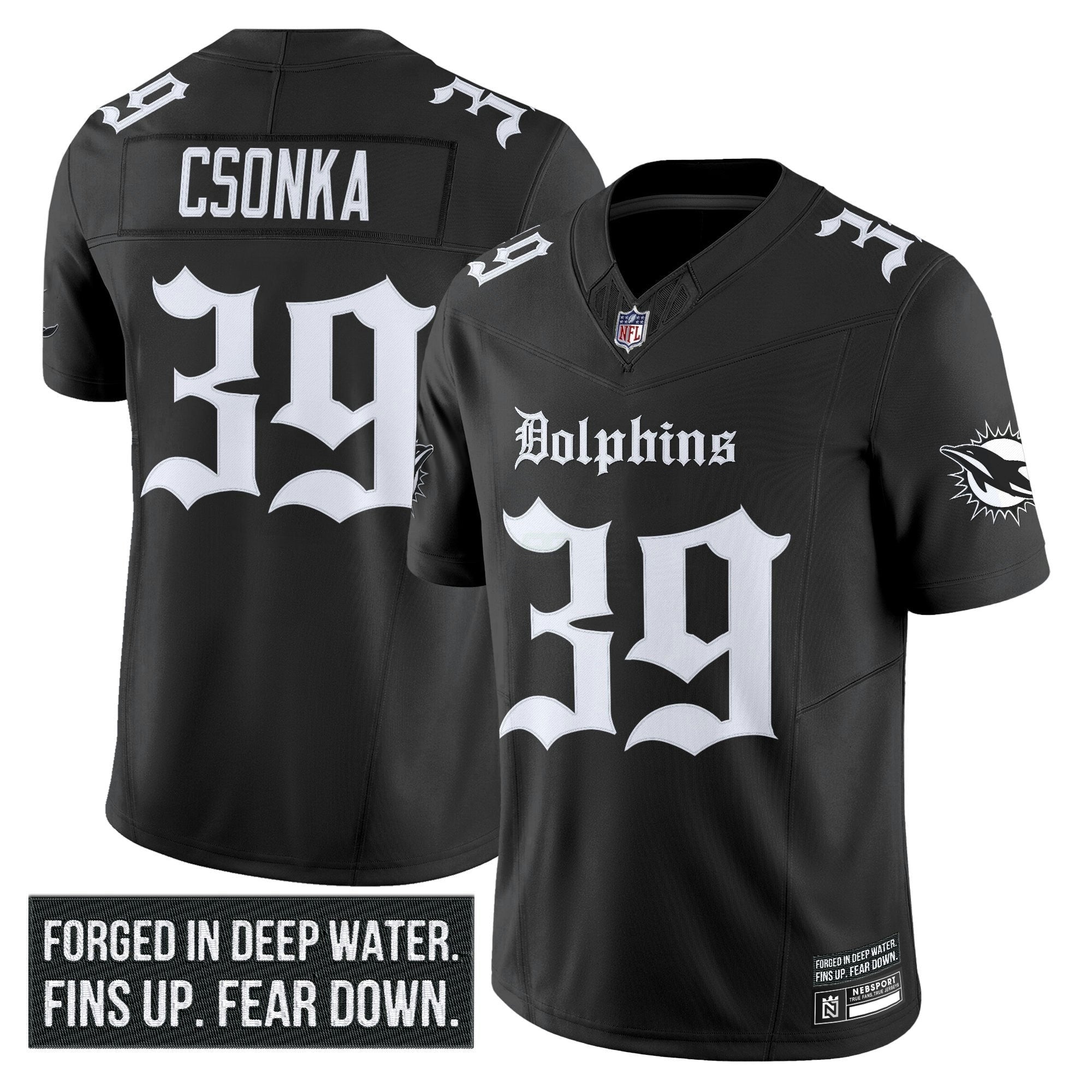 Camisa NFL Men’s Miami ‘Gothic Deep Water Edition’ Vapor Limited Jersey