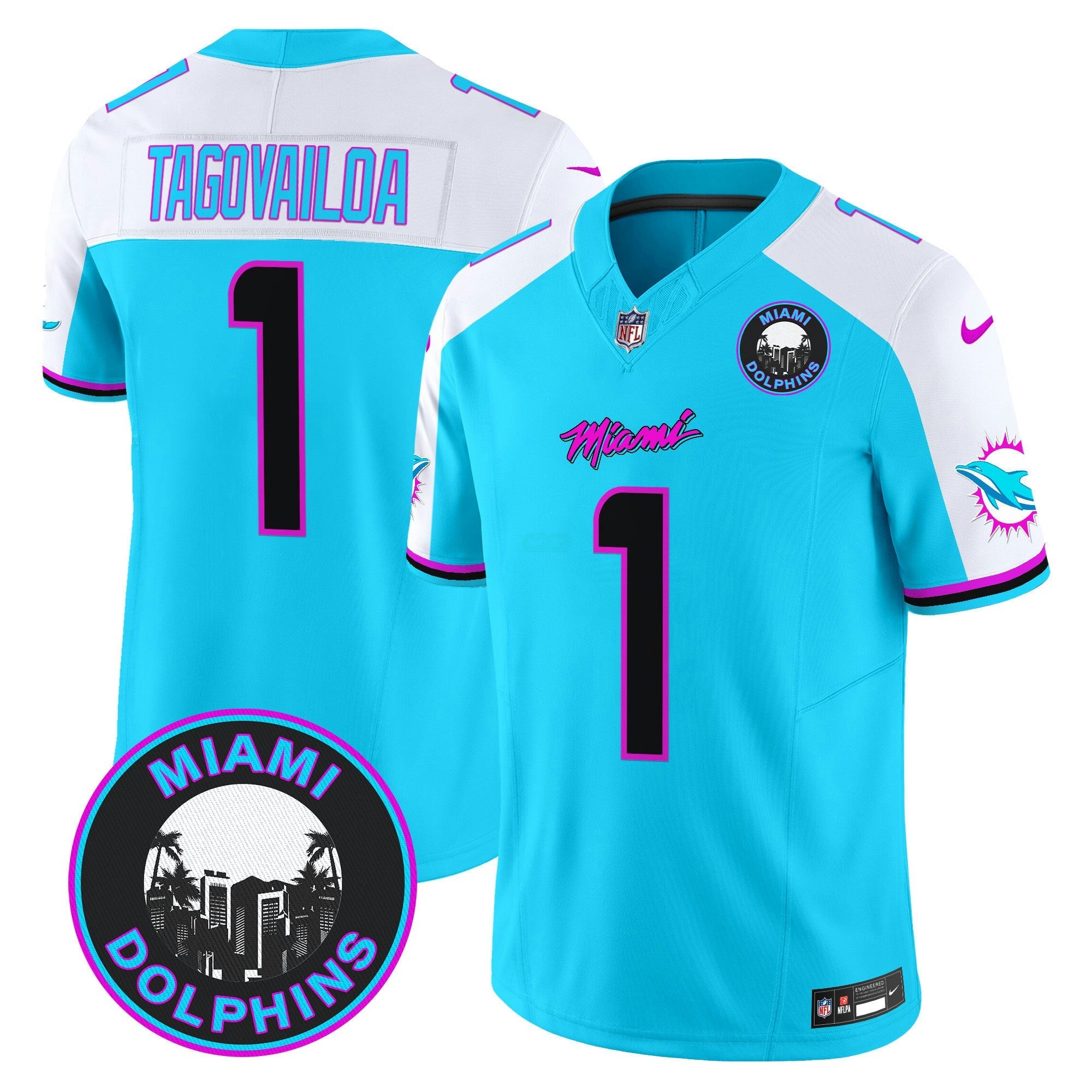 Camisa NFL Men’s “Miami Vice” Vapor Limited Jersey V3