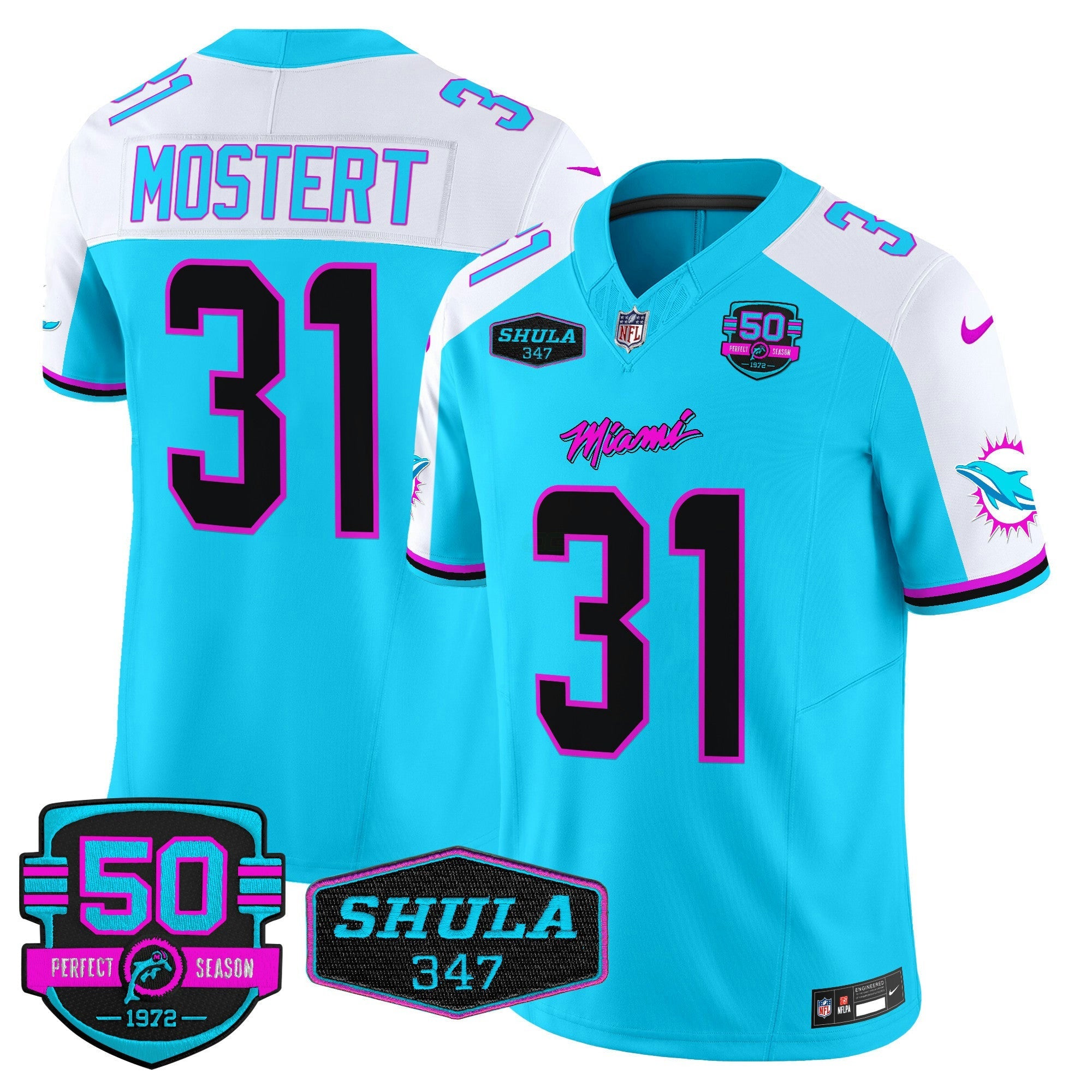 Camisa NFL Men’s “Miami Vice” Vapor Limited Jersey V4