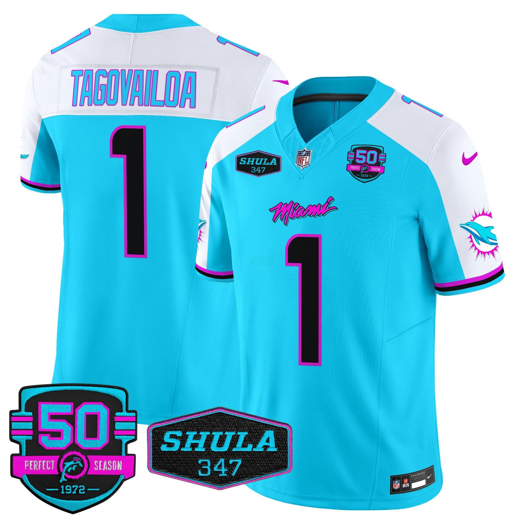 Camisa NFL Men’s “Miami Vice” Vapor Limited Jersey V4