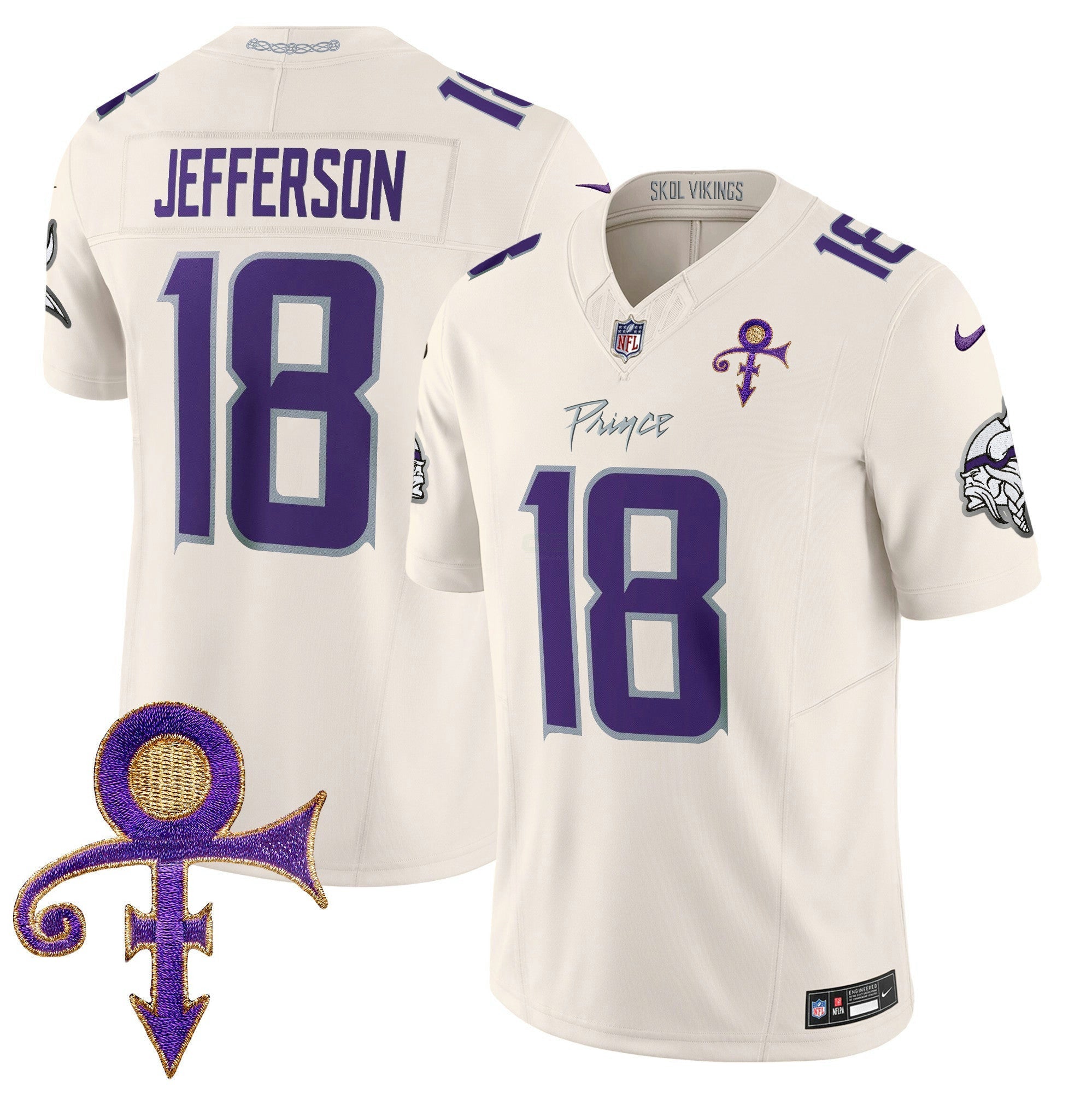 Camisa NFL Men’s Minnesota 2025 Prince Vapor Limited Jersey