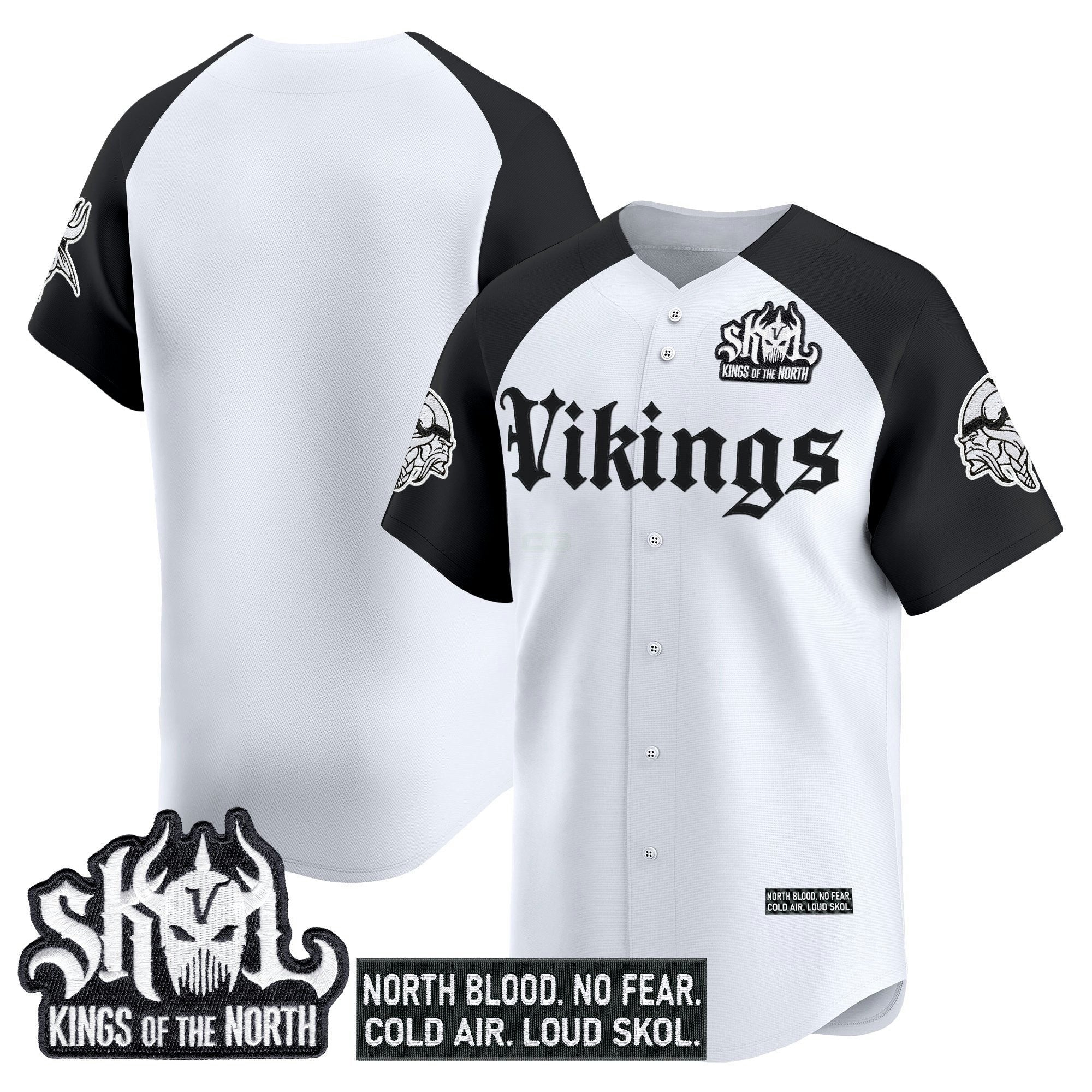Camisa NFL Men’s Minnesota ‘Gothic Norseblood Edition’ Vapor Jersey