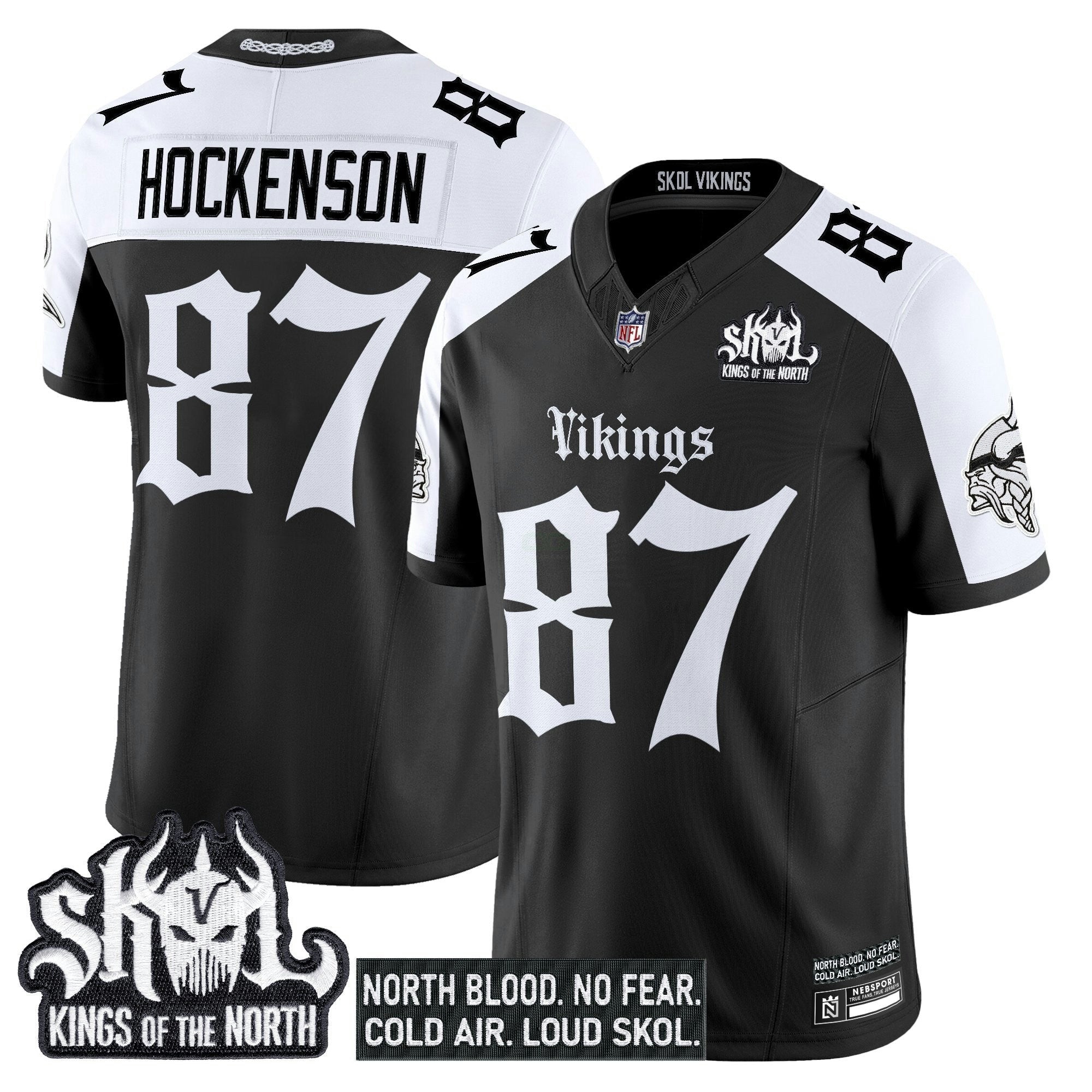 Camisa NFL Men’s Minnesota ‘Gothic Norseblood Edition’ Vapor Limited Jersey