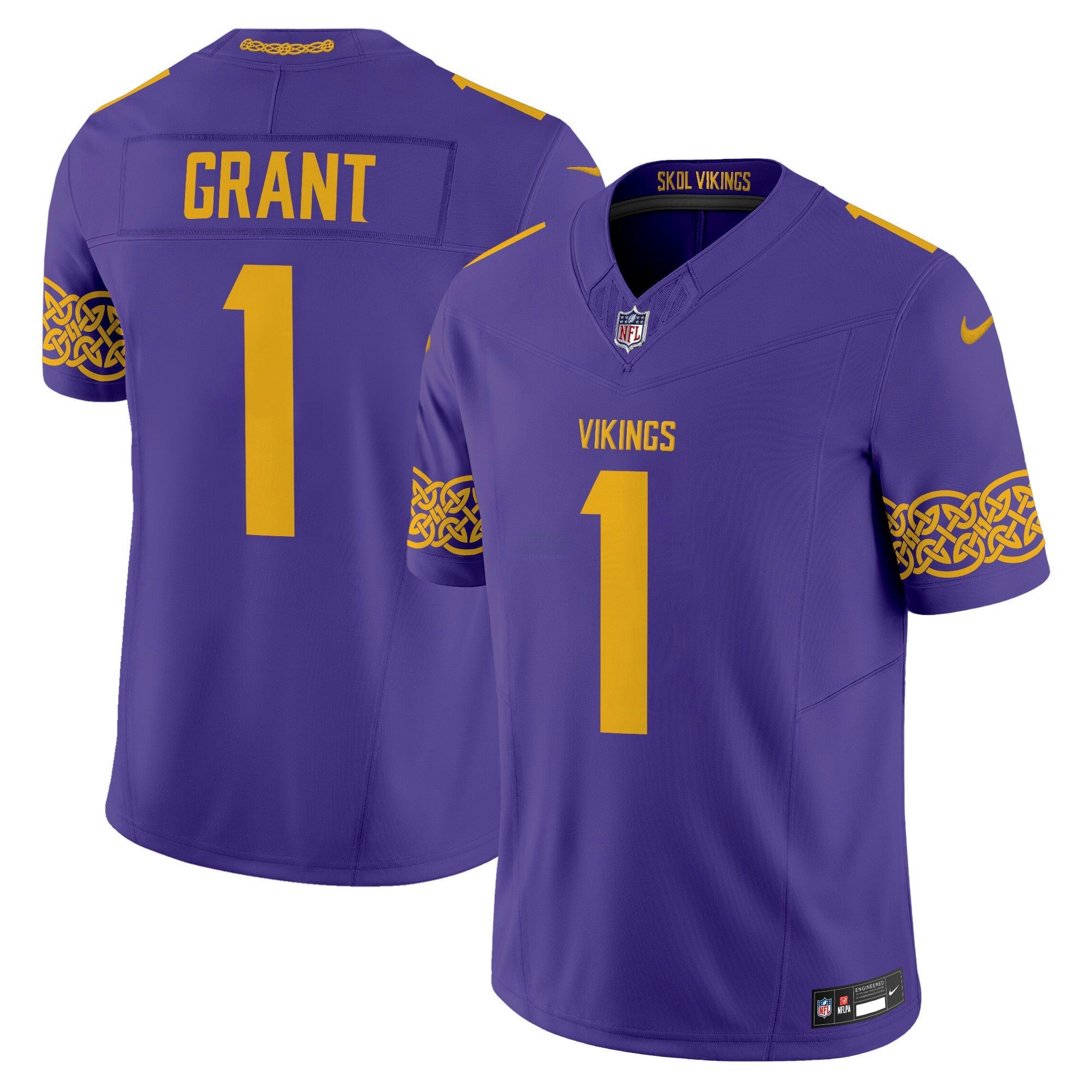 Camisa NFL Men’s Minnesota Nordic Pattern Vapor Limited Jersey