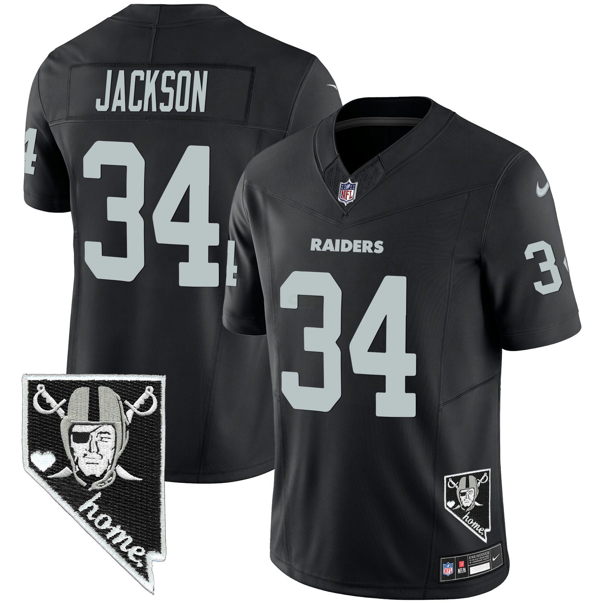 Camisa NFL Men’s Nevada Home Patch Vapor Jersey