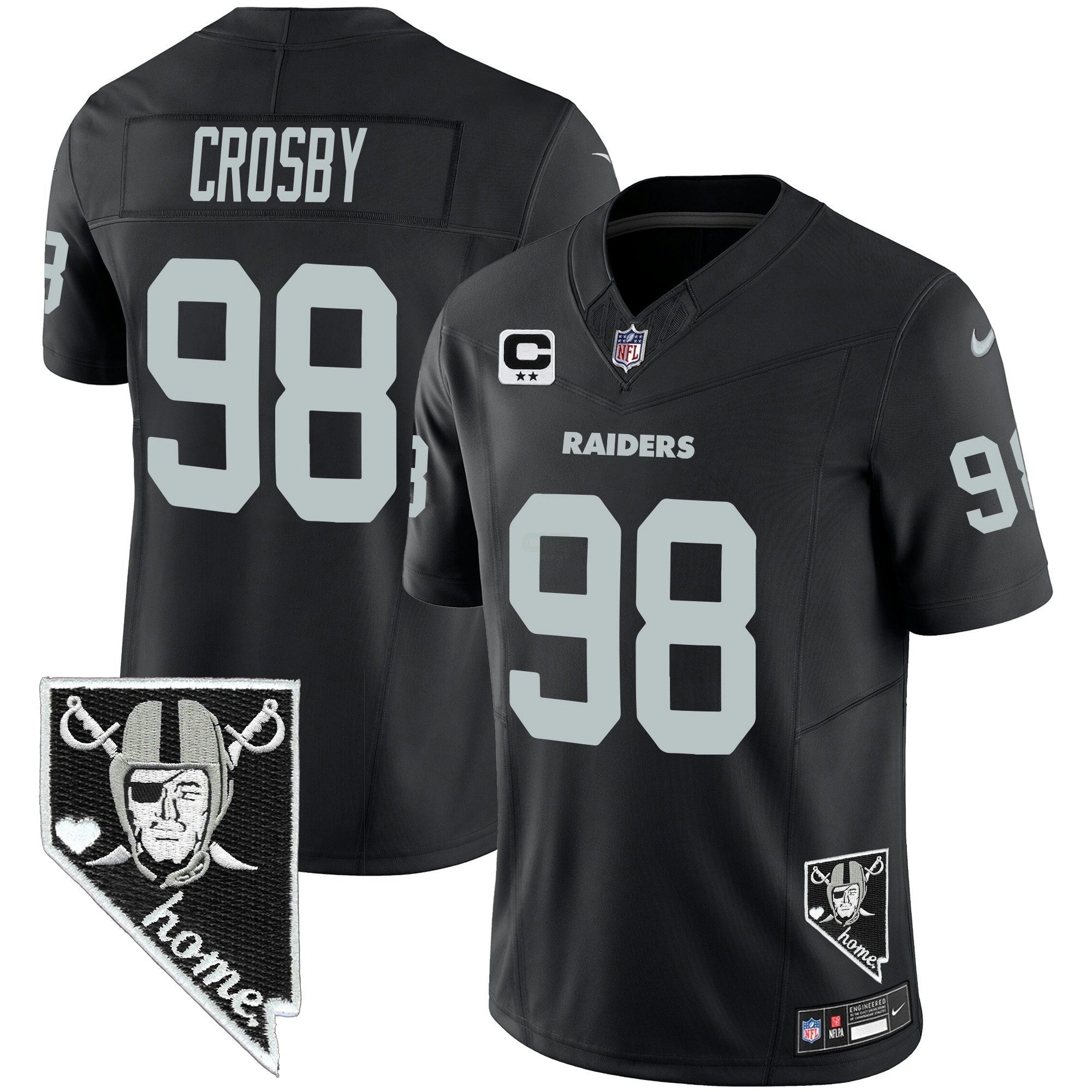 Camisa NFL Men’s Nevada Home Patch Vapor Jersey