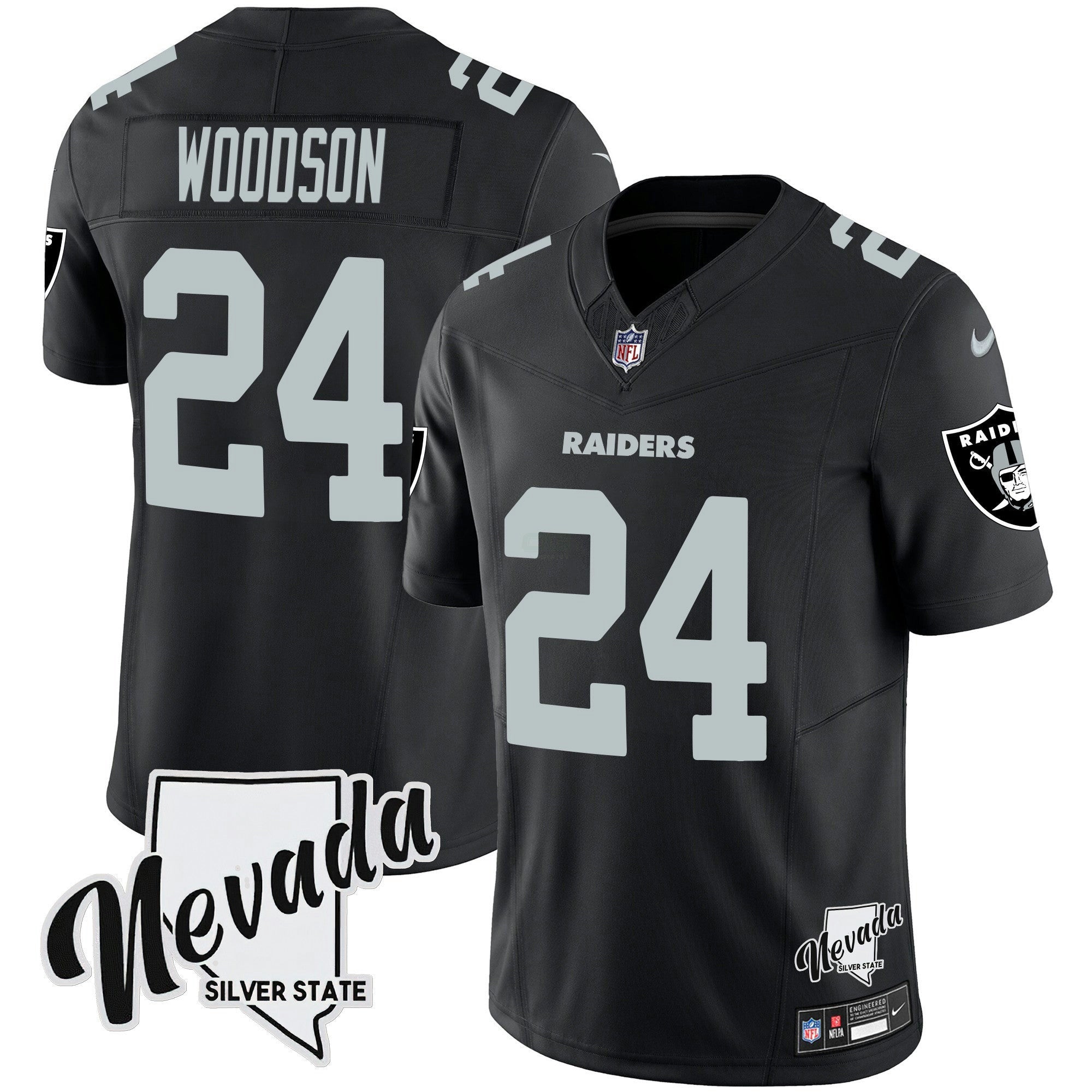 Camisa NFL Men’s Nevada Silver State Patch Vapor Jersey V2