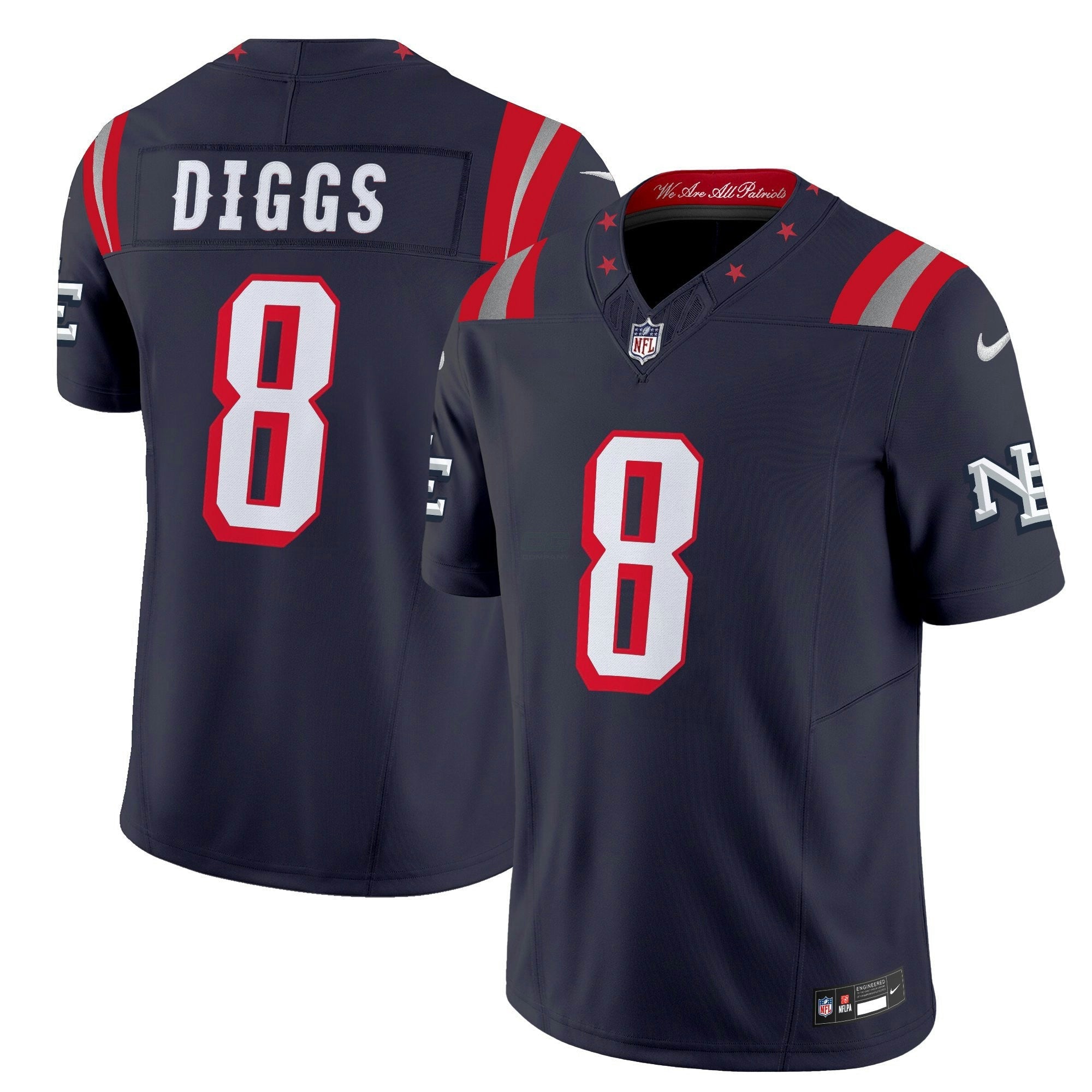 Camisa NFL Men’s New England 2025 “Rivalries” Vapor Limited Jersey