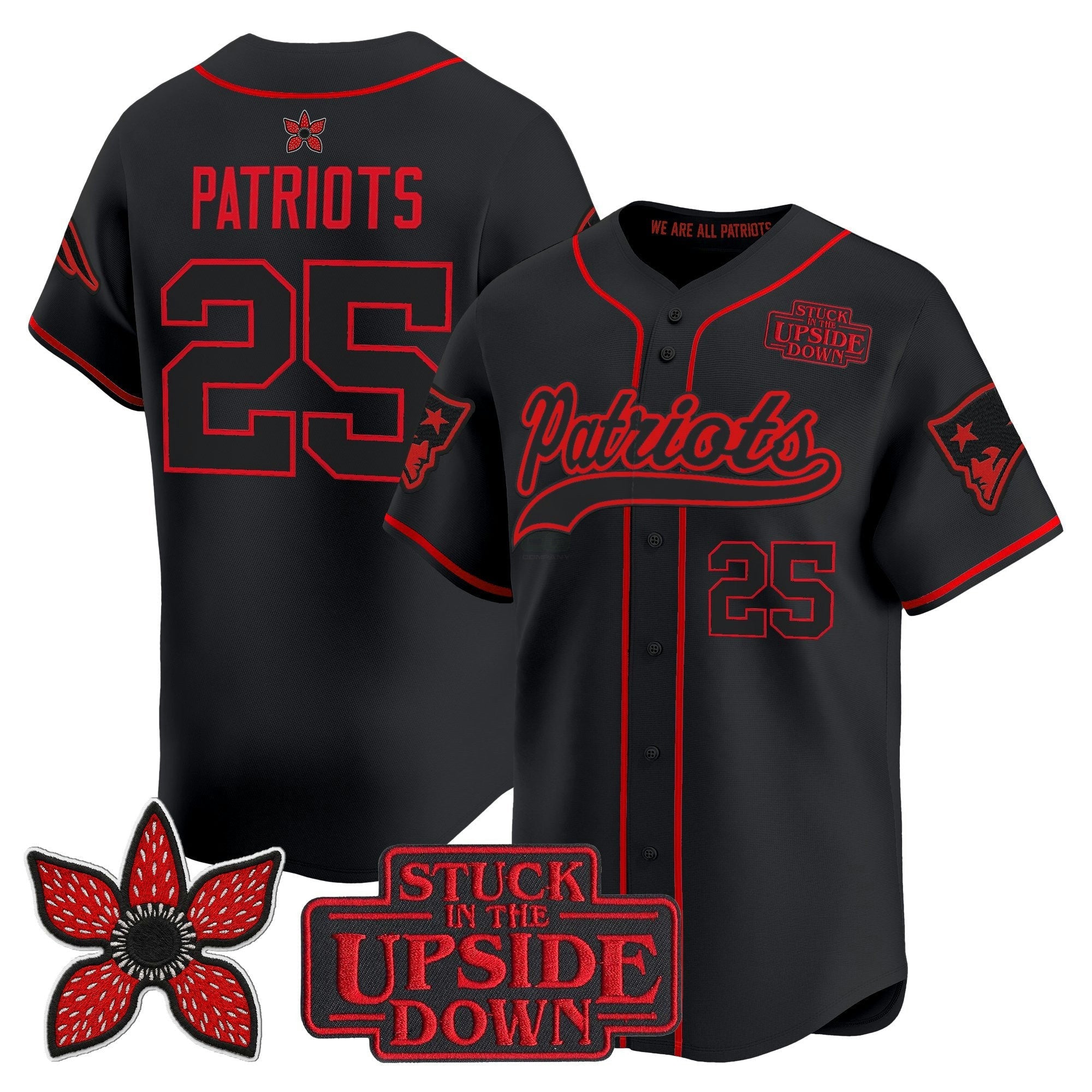 Camisa NFL Men’s New England ‘Stranger Things Edition’ Vapor Jersey