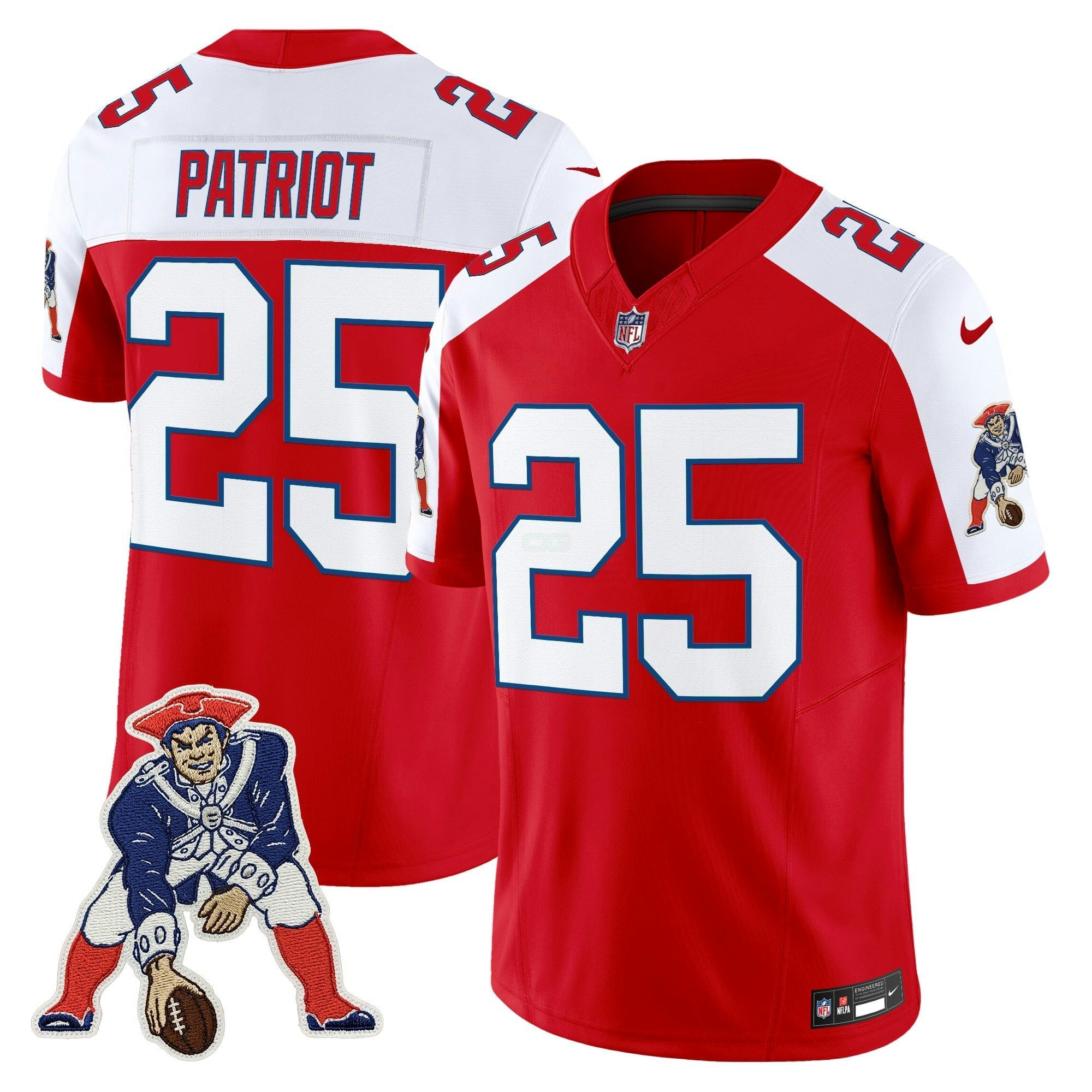 Camisa NFL Men’s New England Throwback Vapor Limited Jersey