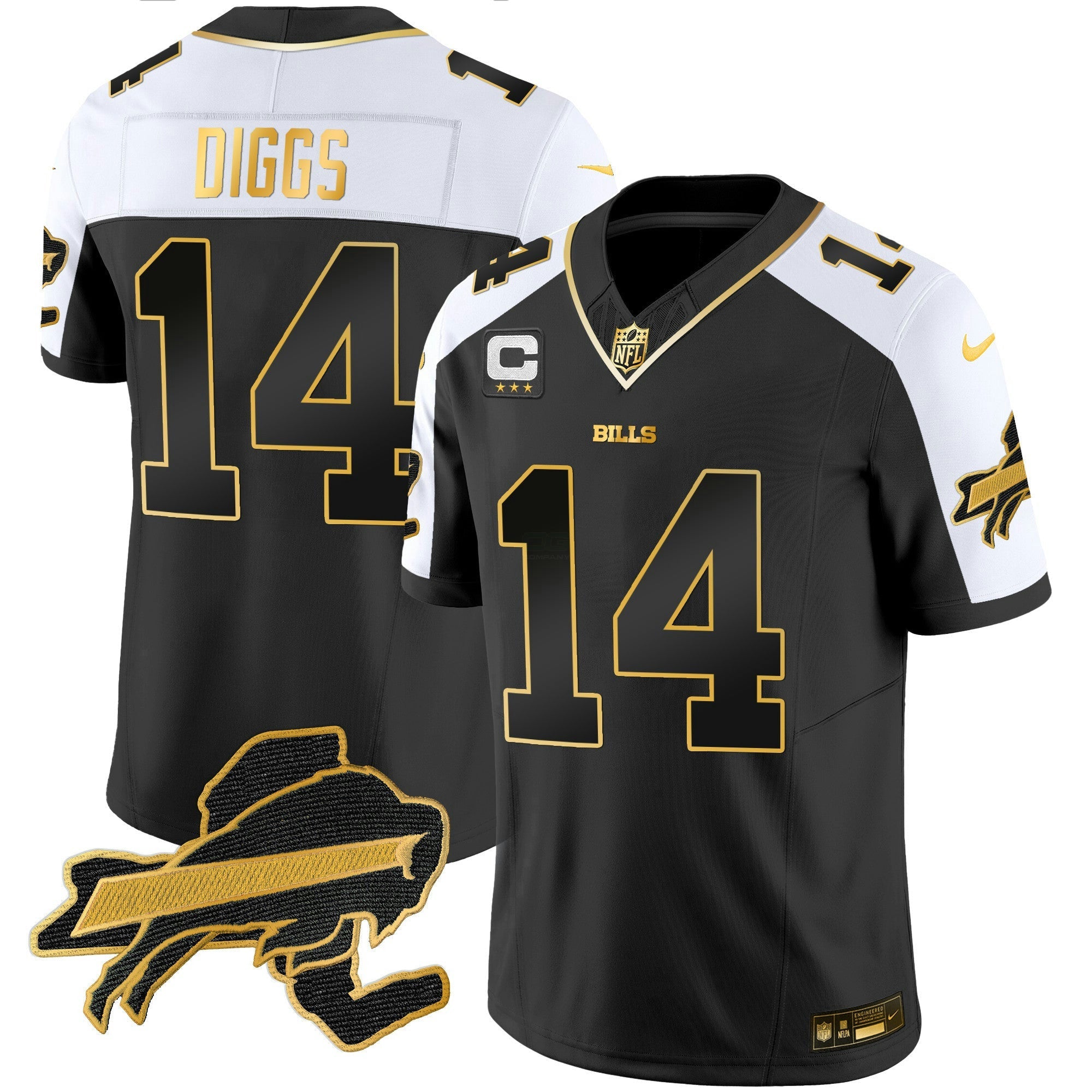 Camisa NFL Men’s New York Patch Dourada Vapor Limited Jersey