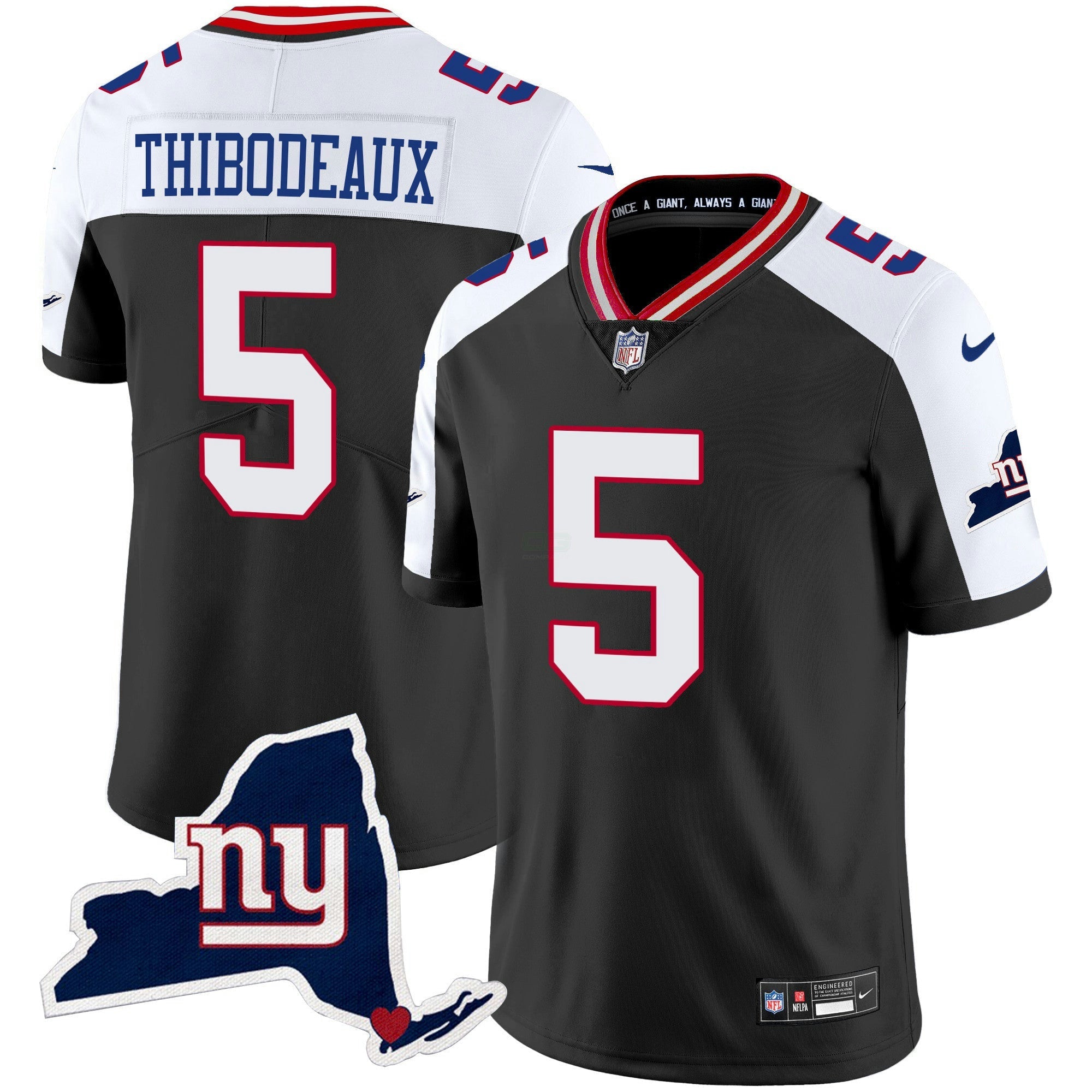 Camisa NFL Men’s New York State Map Patch Limited Jersey